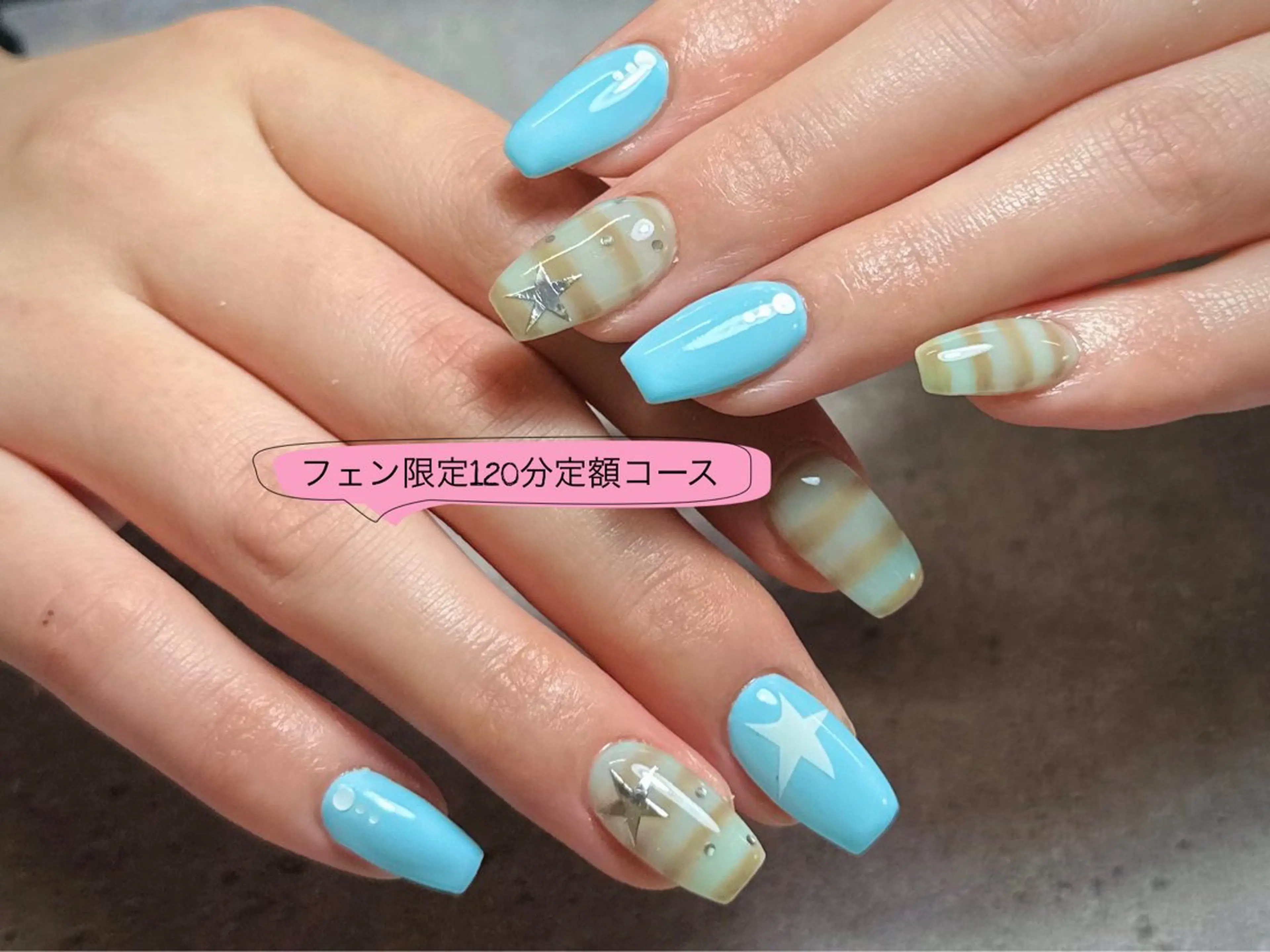 ネイル ハンドネイル 7LOOKS フェンのネイルデザイン