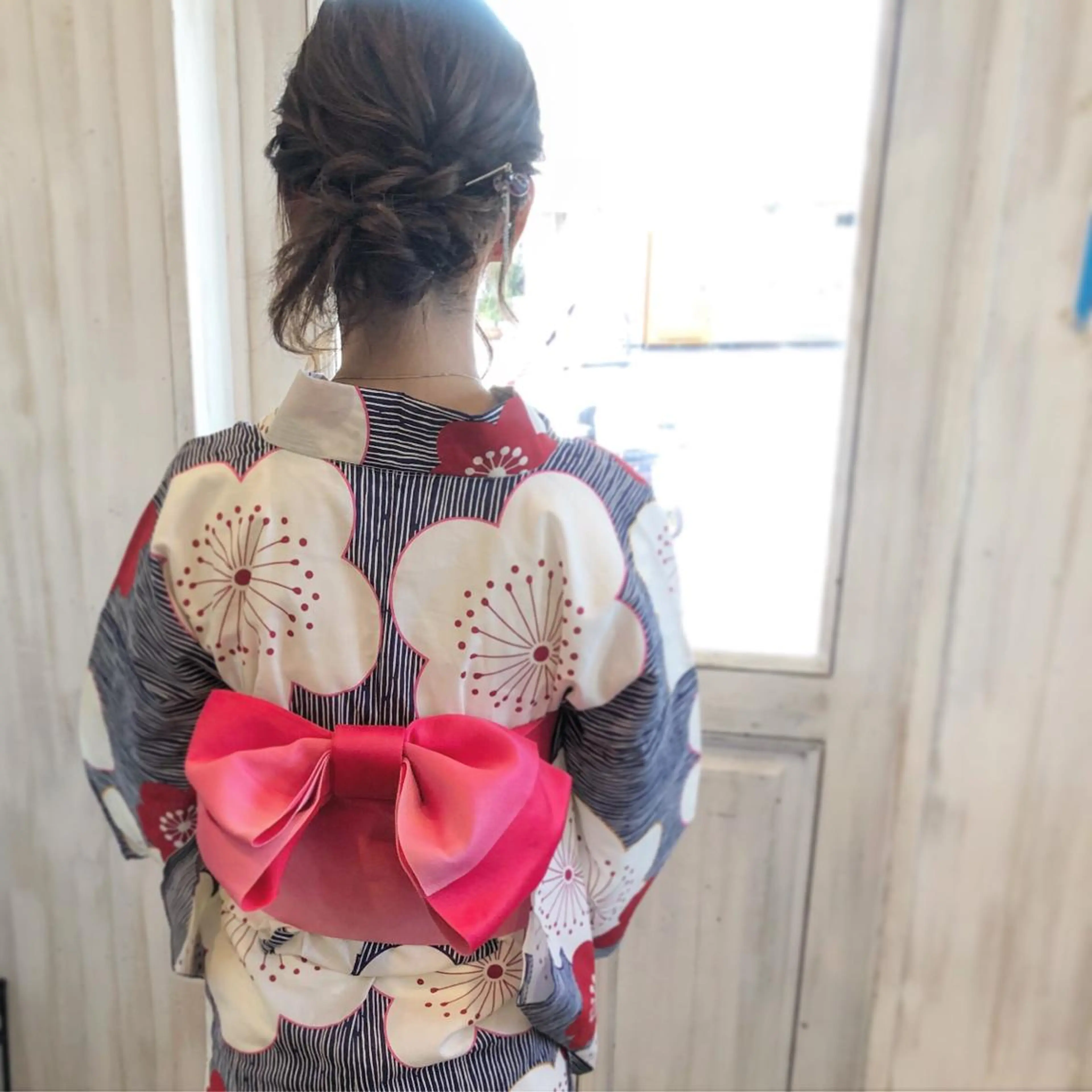 ヘアアレンジ 着付け MOLLA 浅香山店所属・谷口ゆめ/縮毛矯正/ 大人女子/眉ワックスのヘアスタイル