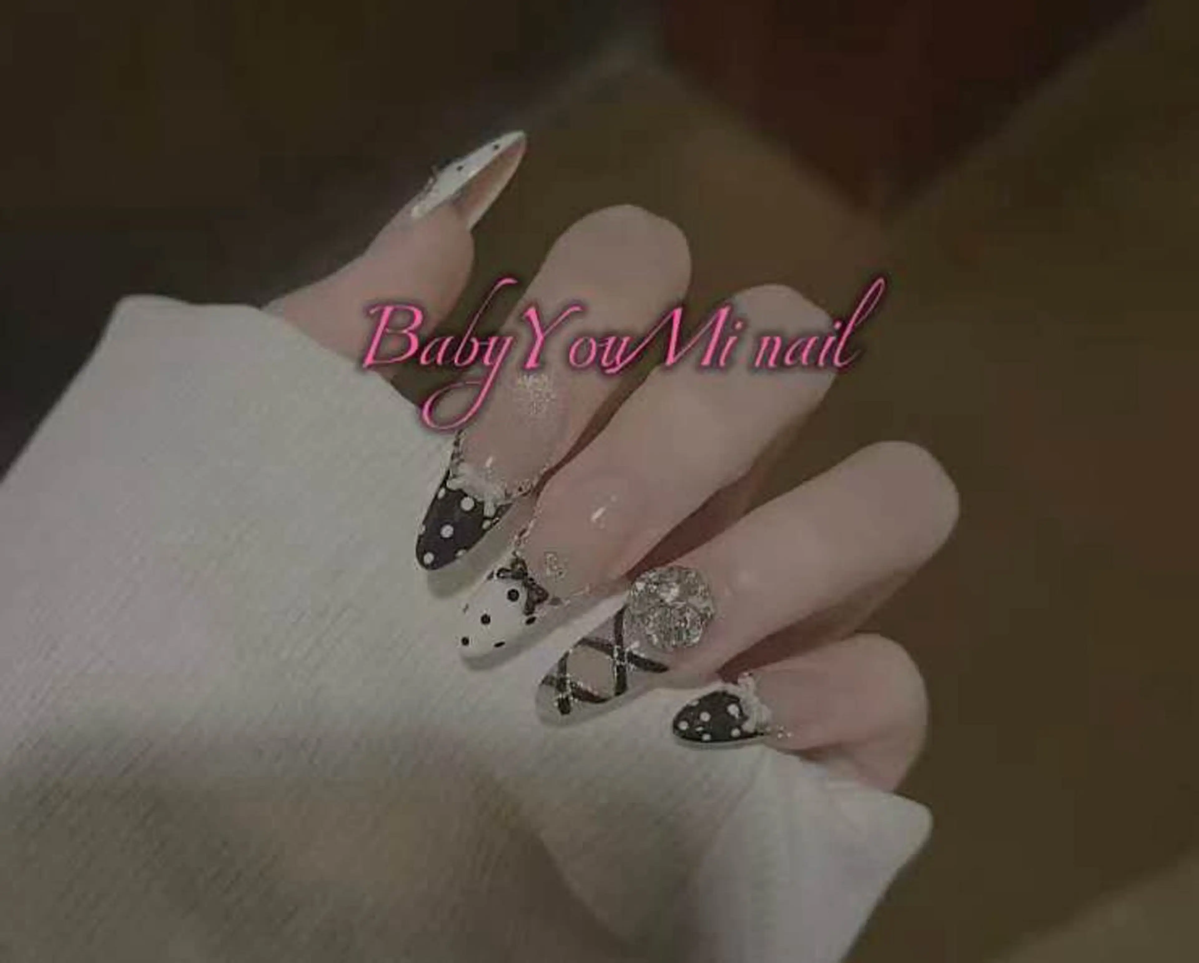 ネイル フラワーネイル フレンチネイル ジェルネイル ガラスフレンチ ハート ハンドネイル Oomiya 服部のネイルデザイン