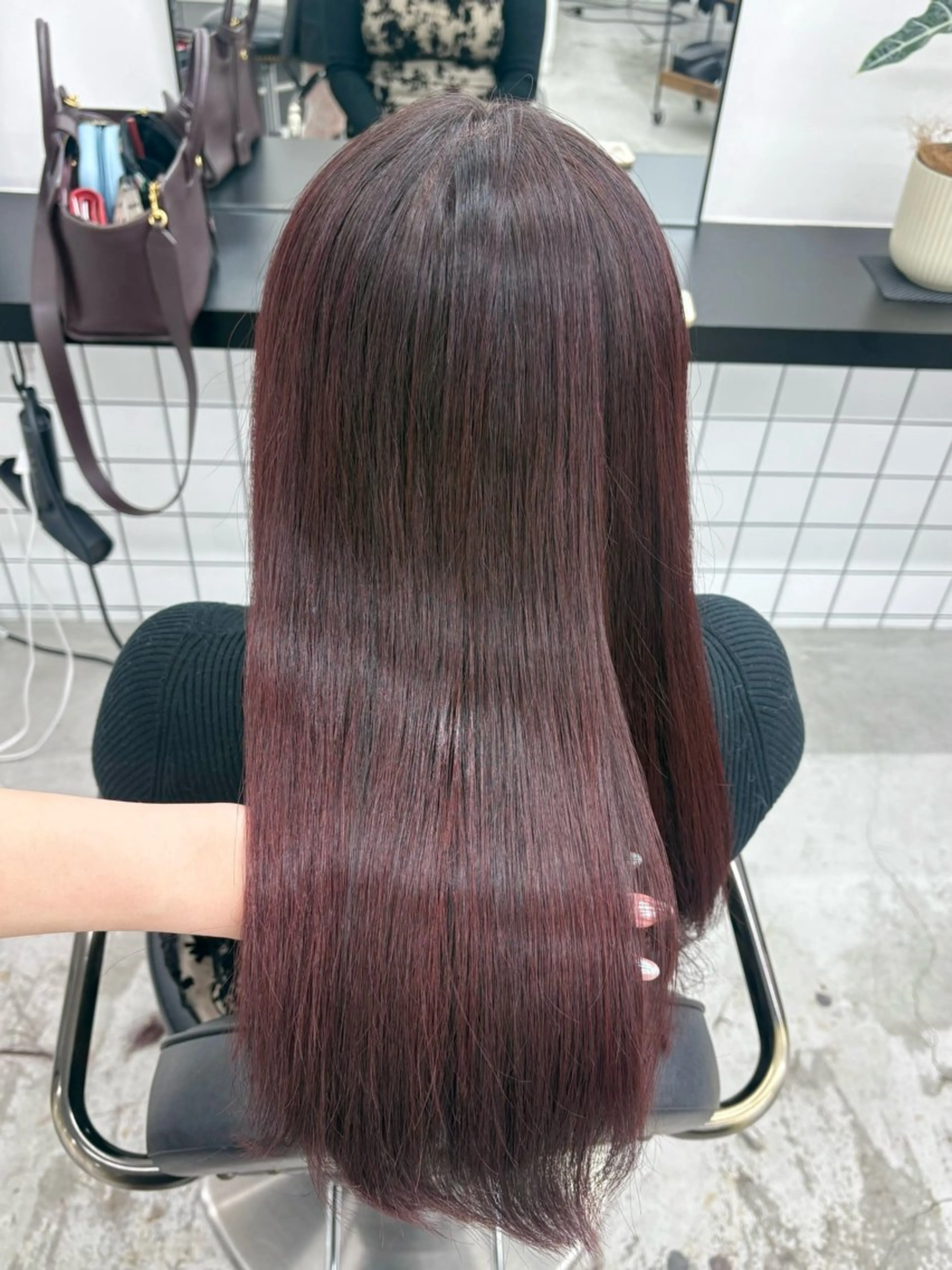 ロング カラー ブリーチ ブリーチなしカラー 矢場町栄/ブリーチ /明るい接客のヘアスタイル