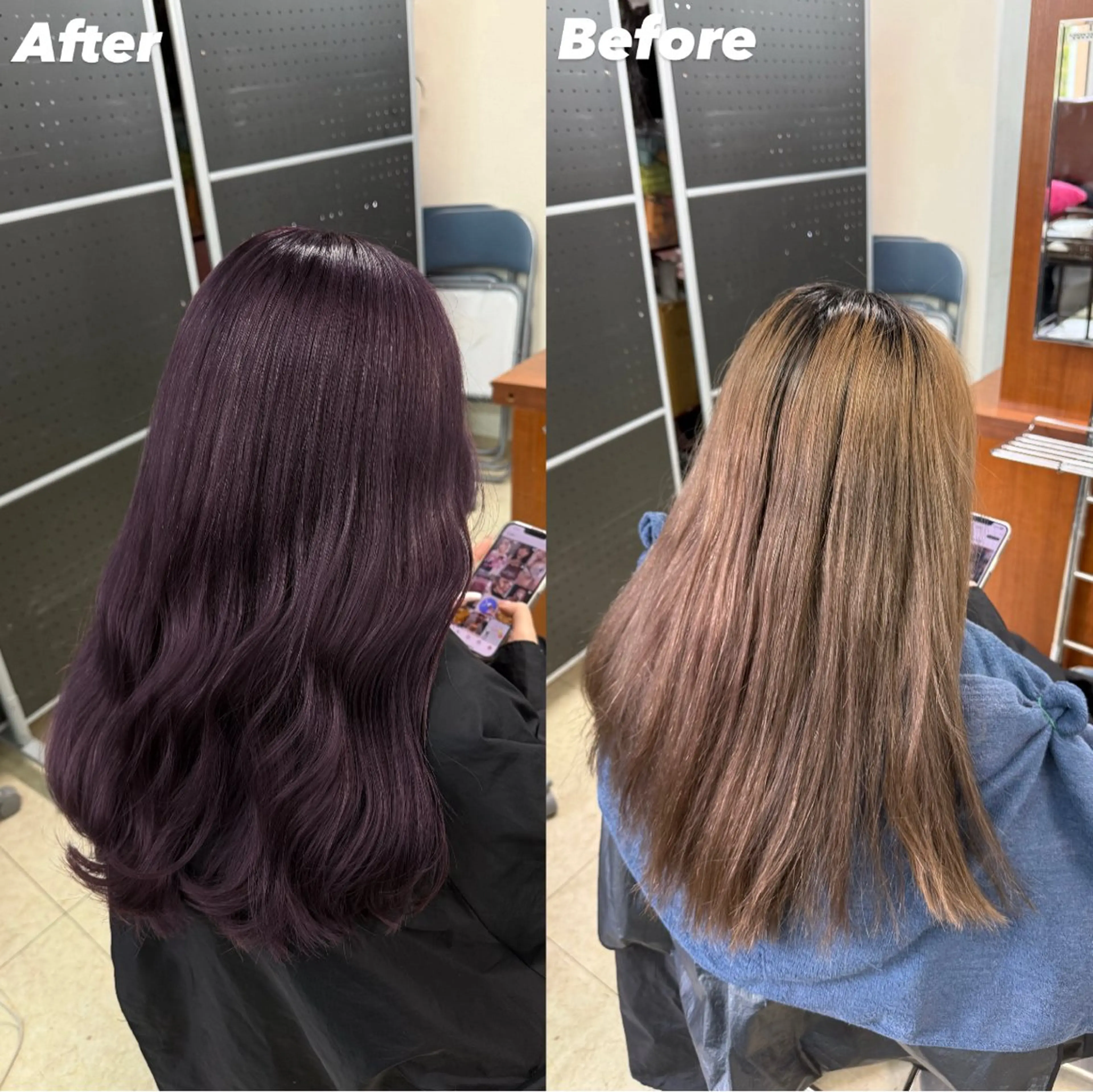 カラー 透明感カラー ダブルカラー ラベンダーカラー ラベンダーピンク ピンクカラー 💙ྀི川又 なぎさ💙ྀིの眉毛・アイブロウイメージ