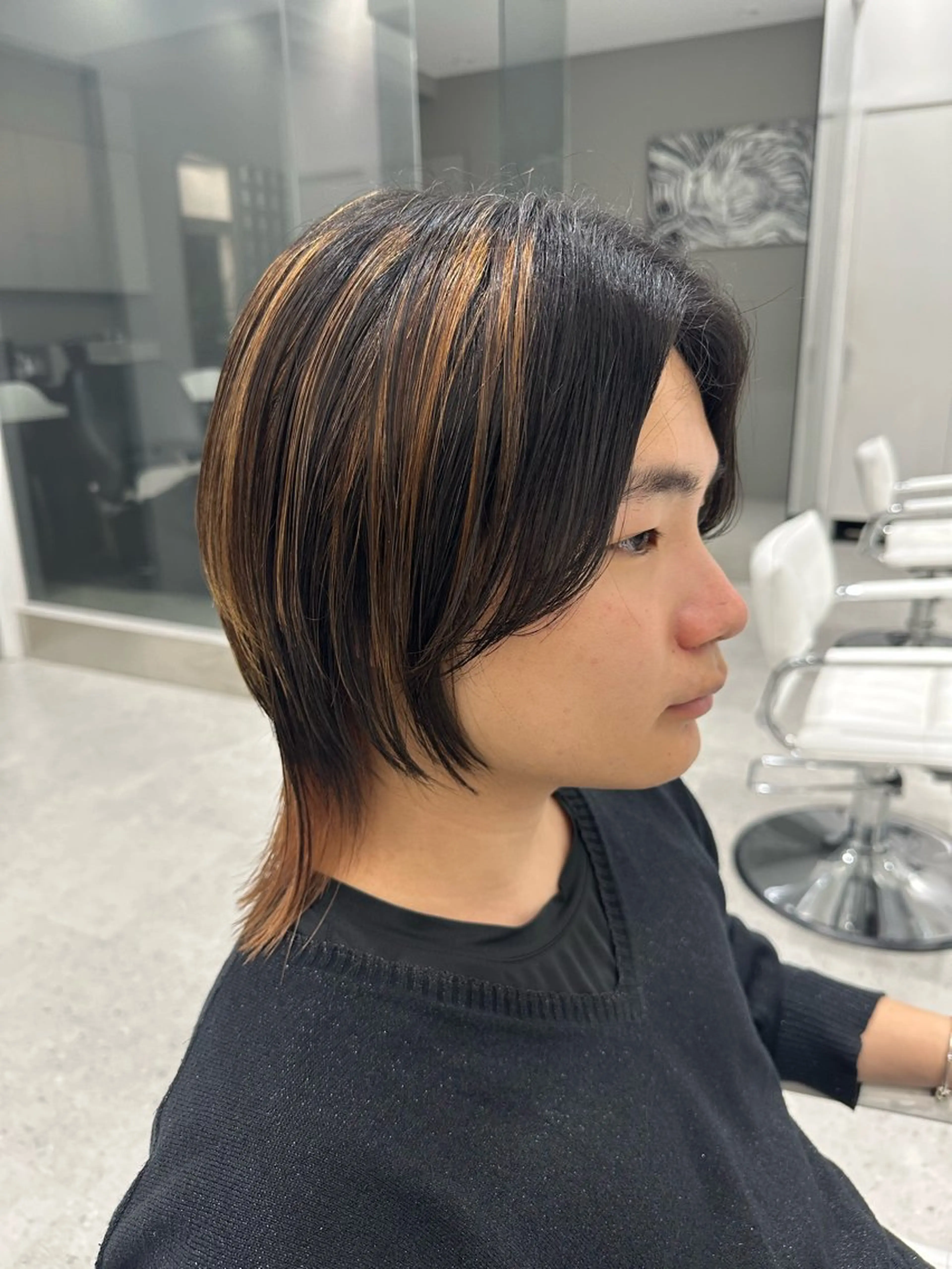 メンズ メンズウルフカット ウルフカット カット AIKA🤍 カットモデル募集🫧のヘアスタイル