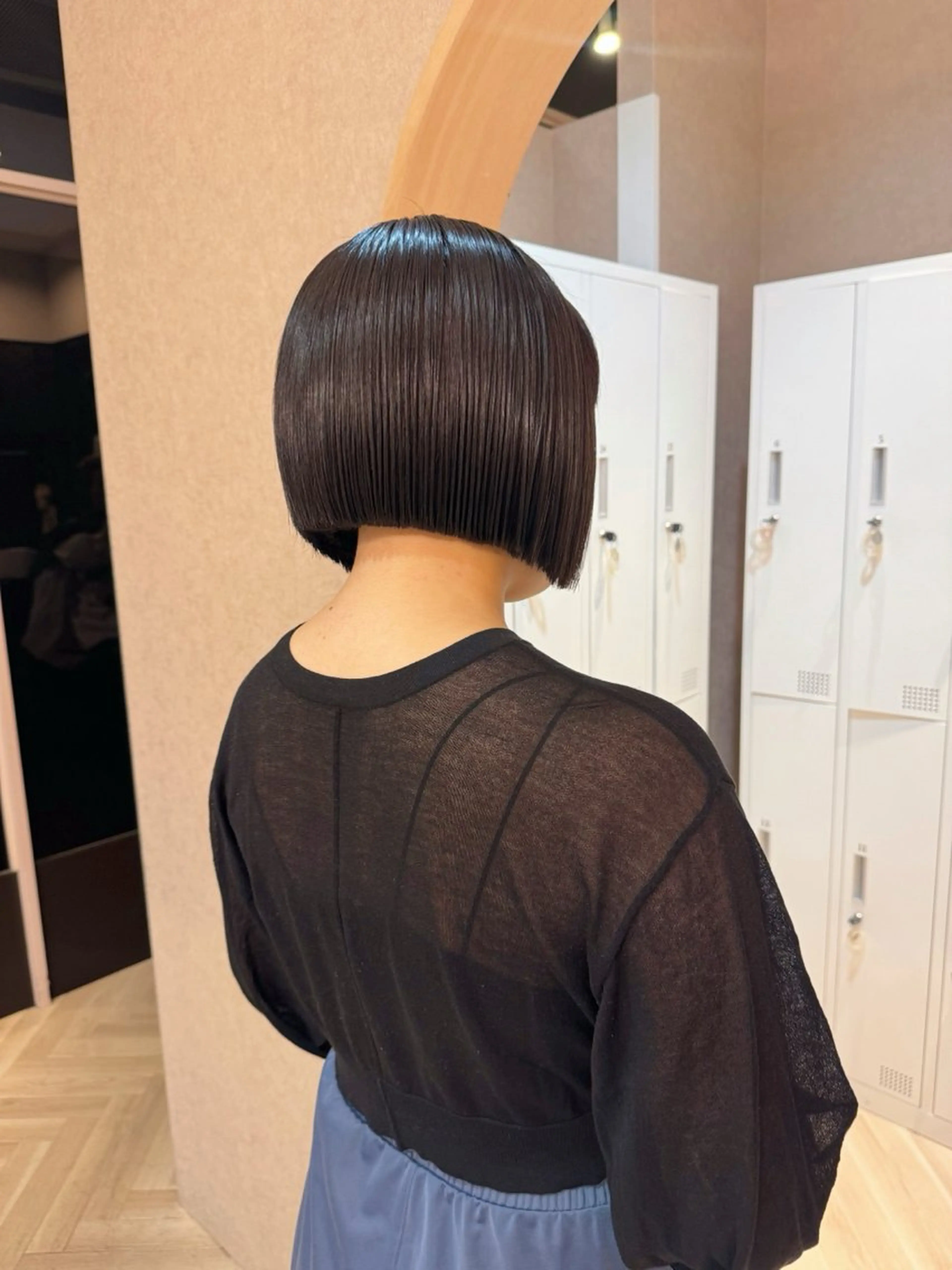 ショート カラー グレージュ/レイヤー /ボブ/moyu🎀のヘアスタイル