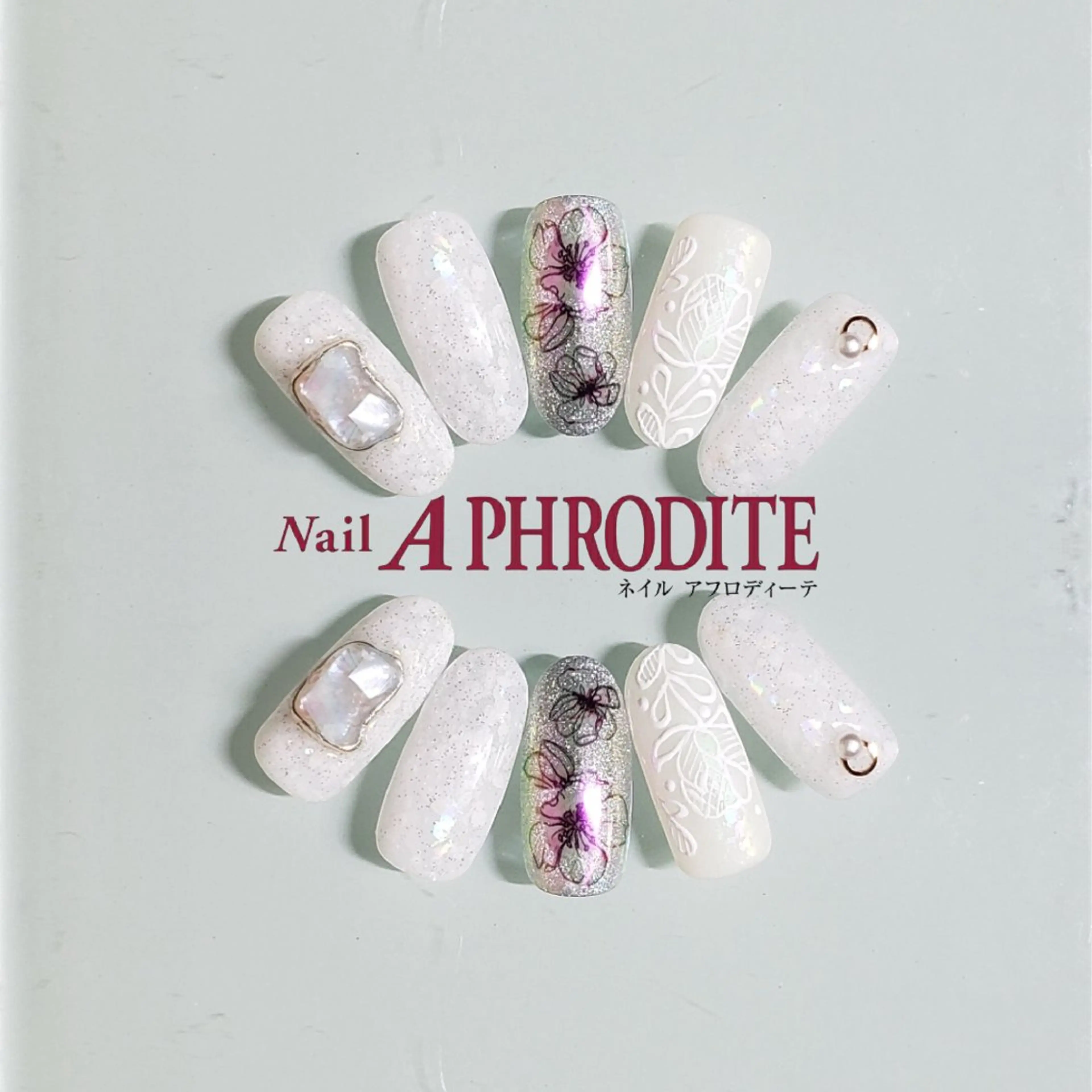 ネイル ジェルネイル ニュアンスネイル スカルプネイル ソフトジェル ネイルチップ ハンドネイル Nail  Aphroditeのネイルデザイン