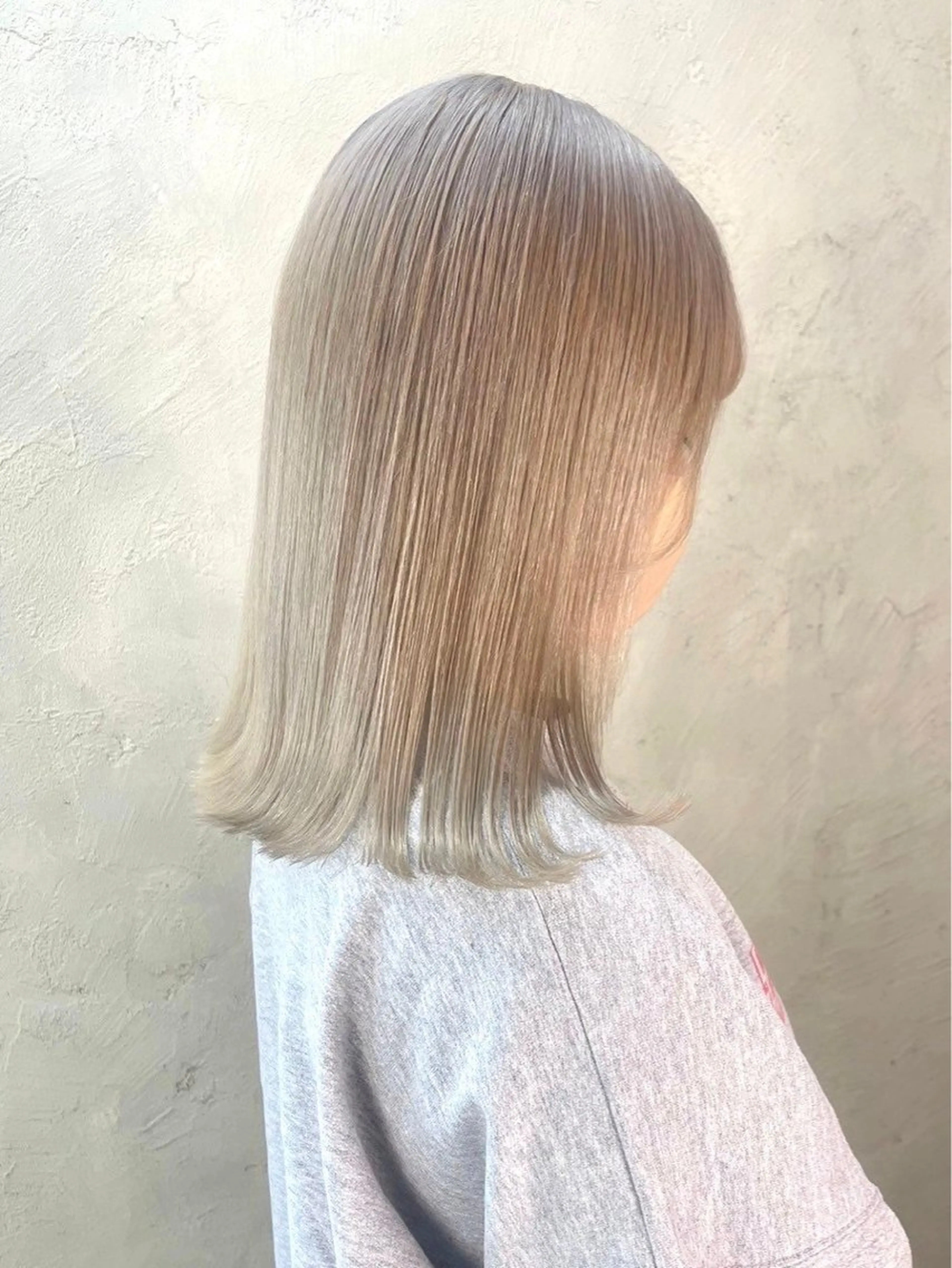 🌿美髪継続🌿ケアブリーチ【ダメージ95%カットケアブリーチ込】全体ブリーチ➕カラーの写真