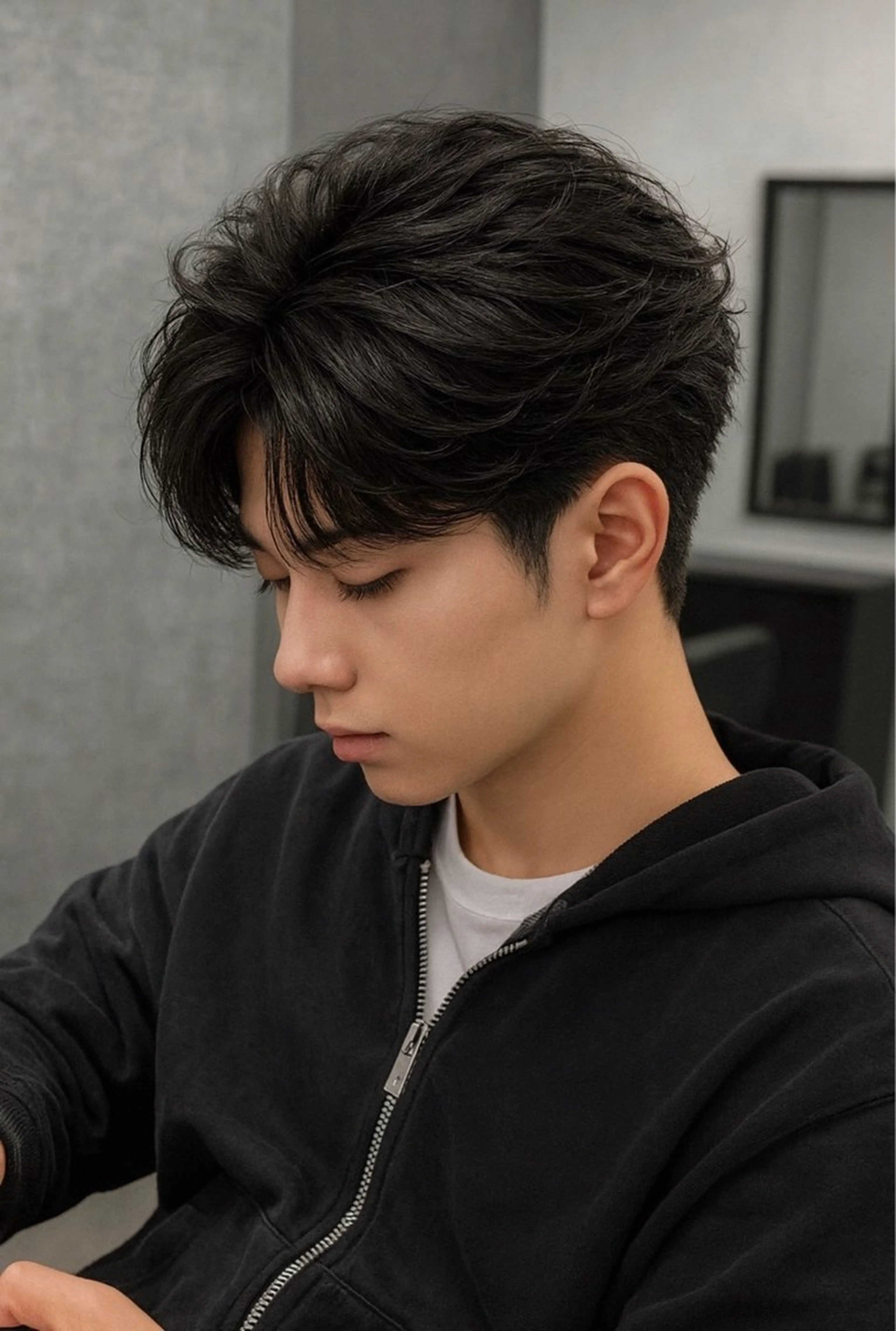 ミディアム ヘアアレンジ メンズ ミディアムパーマ メンズパーマ メンズツイストパーマ 波巻きパーマ ツイストパーマ その他(アイブロウ) 💥メンズ特化美容師 "小林 海斗"💥のヘアスタイル