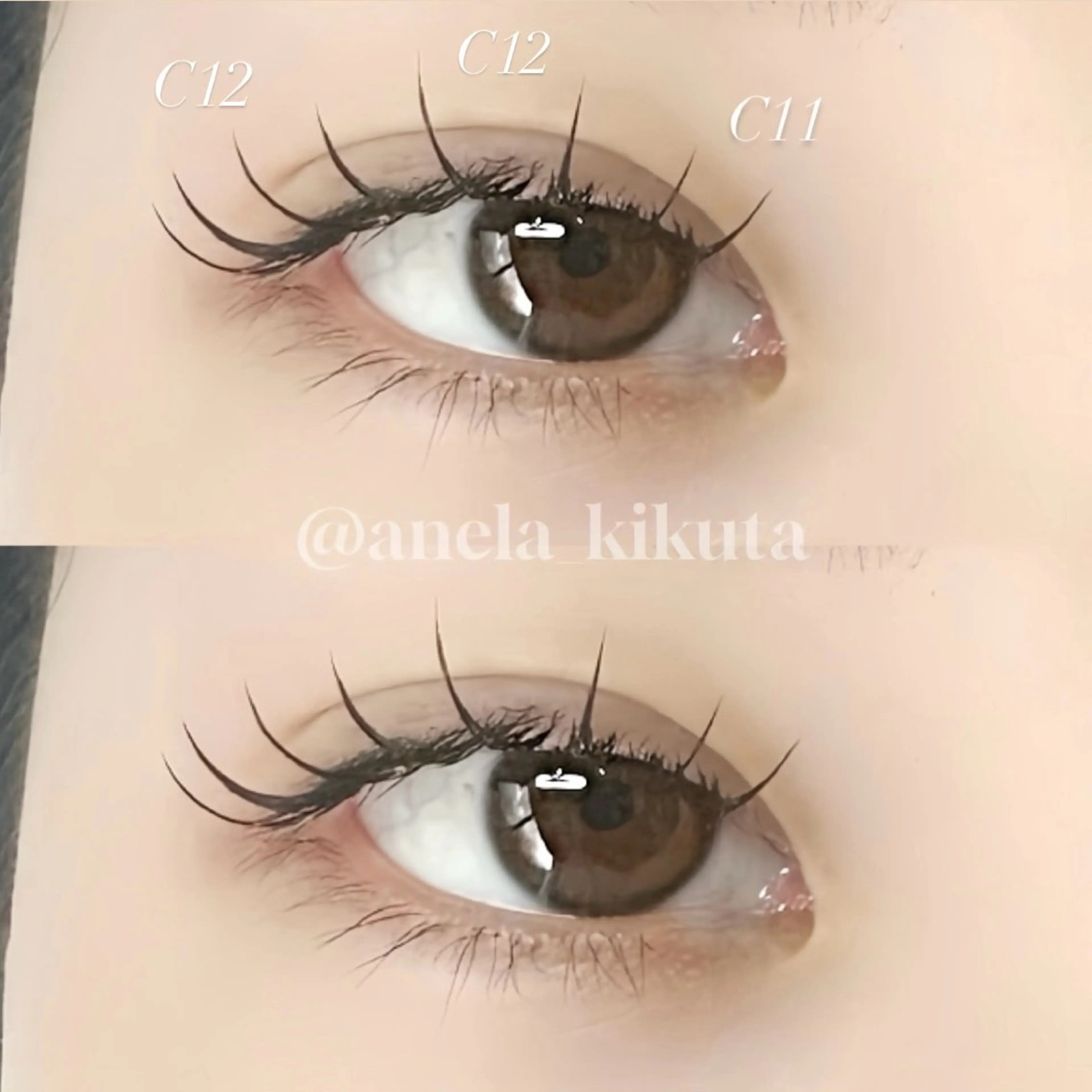 マツエク・マツパ ANELA ❦ KIKUTAのマツエク・マツパデザイン