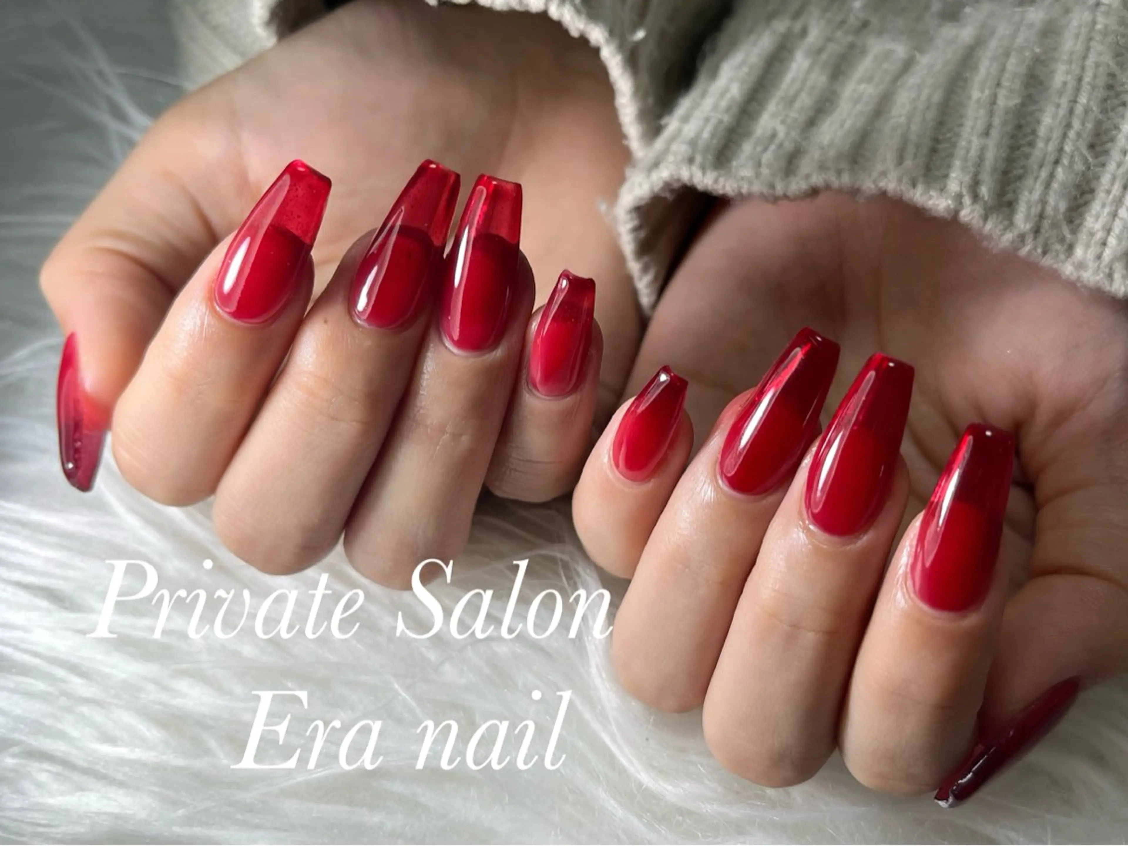 ネイル ワンカラーネイル スカルプネイル Era nailのネイルデザイン