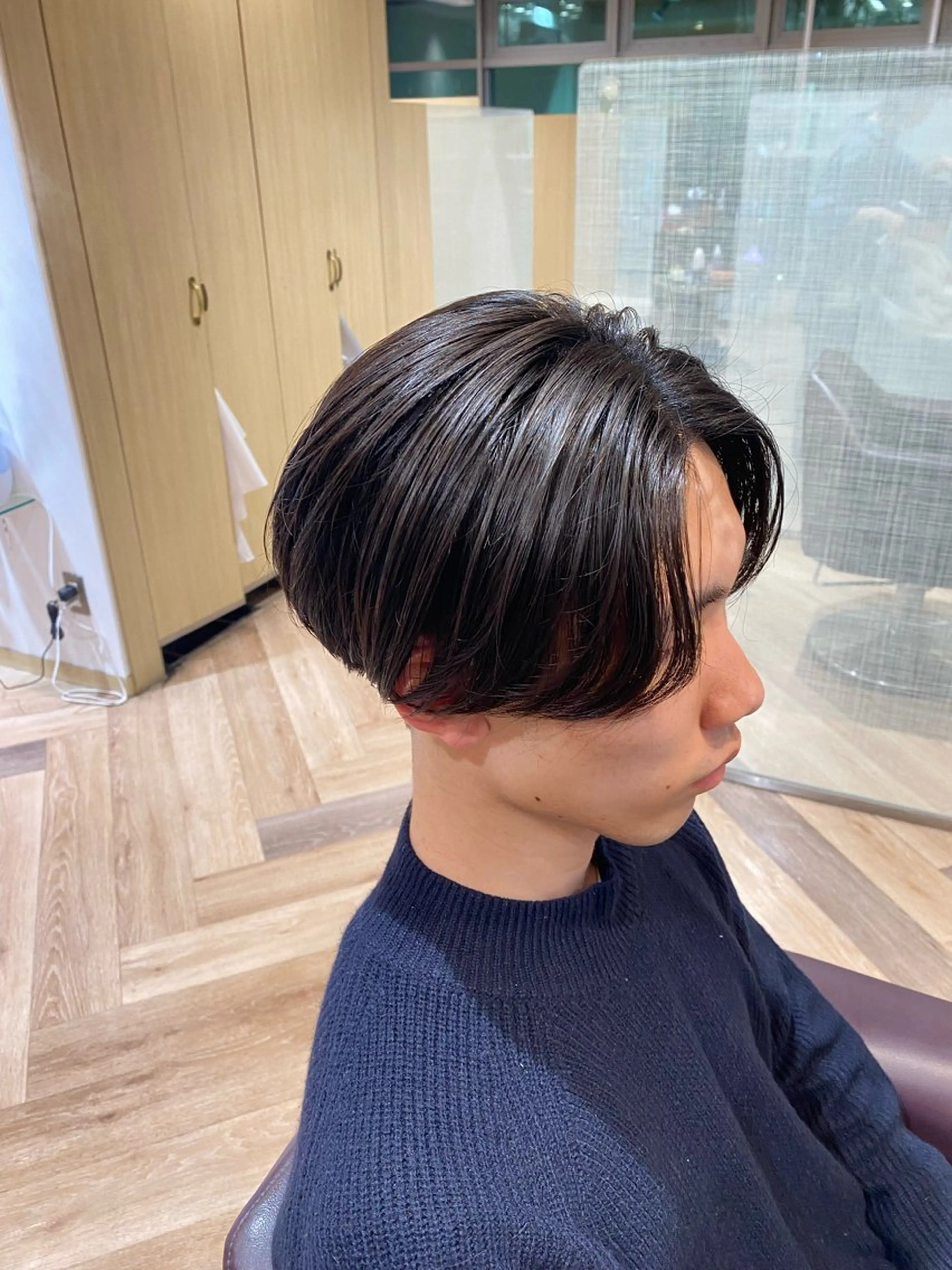 メンズ メンズ特化/フェザー /パーマ/伊勢元のヘアスタイル