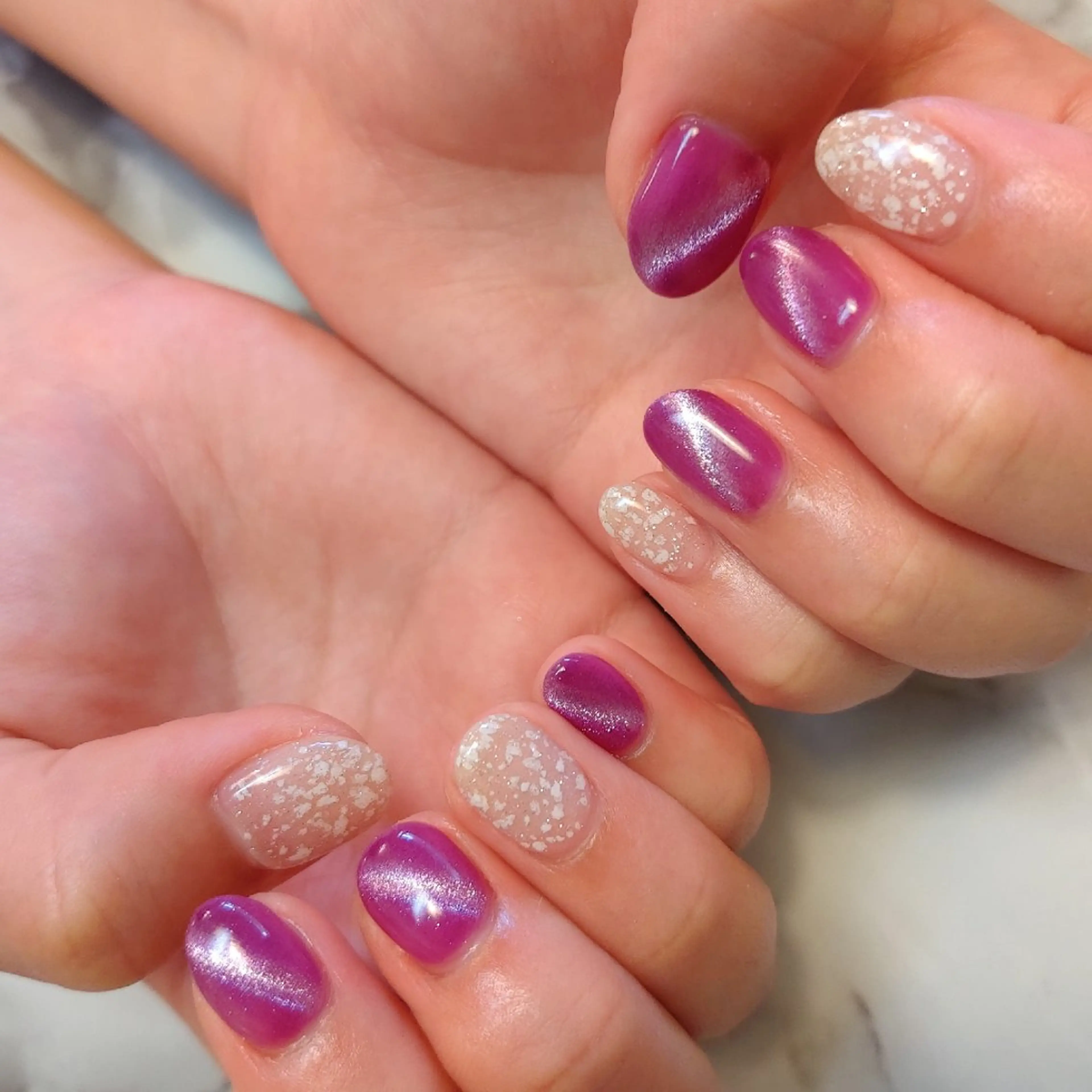 ネイル マグネットネイル ジェヌインネイル 河内のネイルデザイン