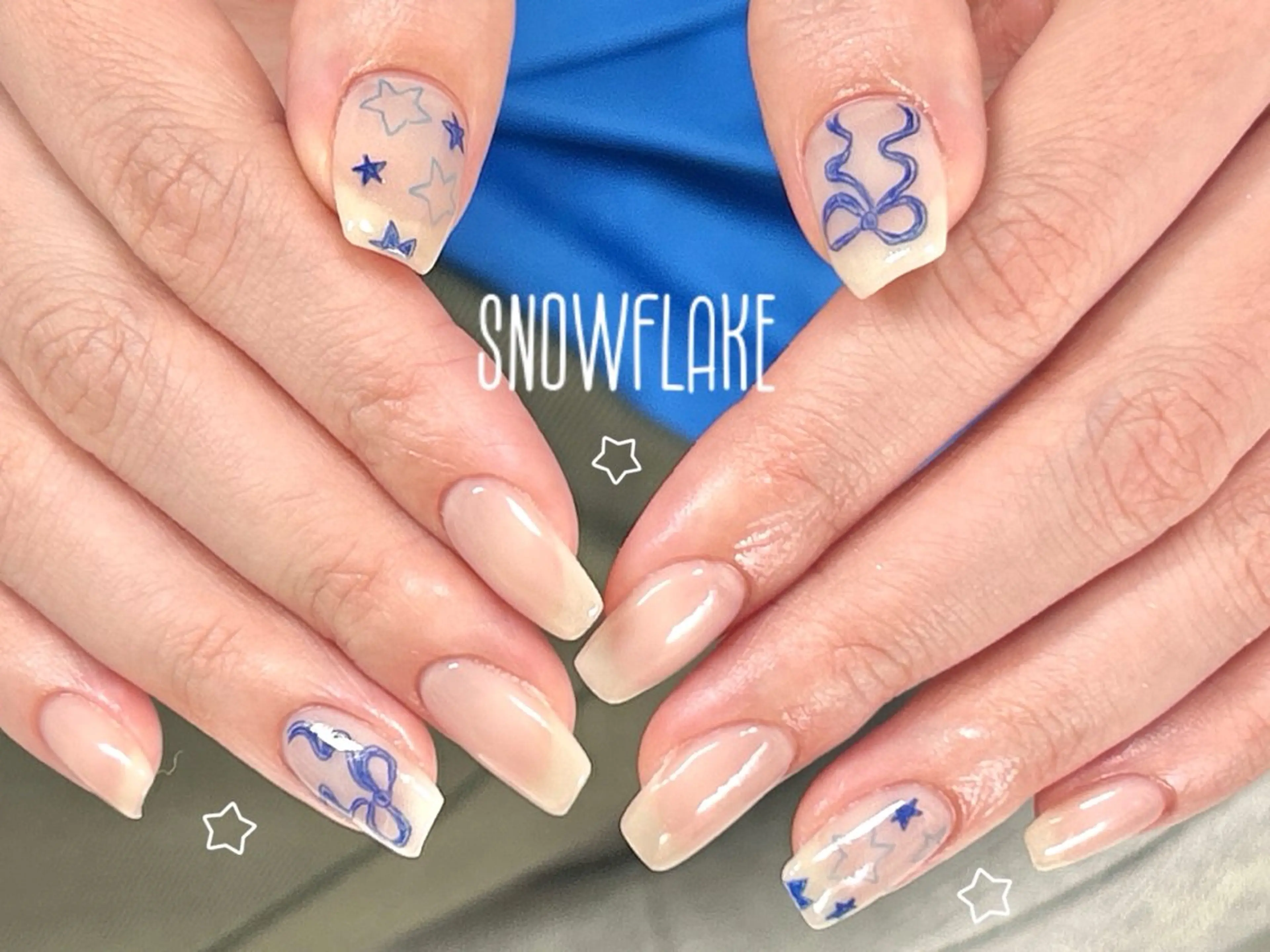 ネイル Snow flake 🫧YUKIのネイルデザイン