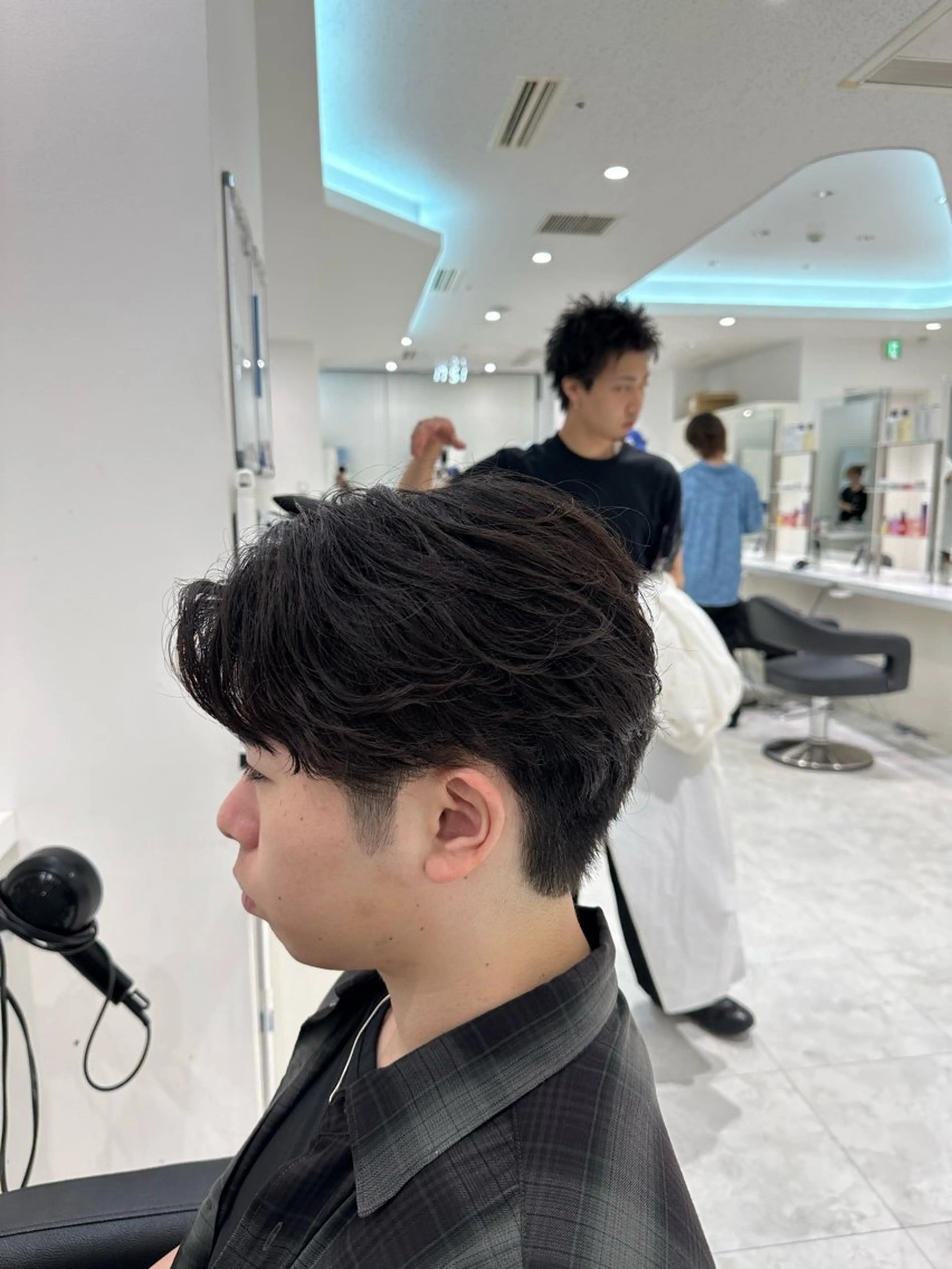 パーマ メンズ カット パーマ 🐺メンズパーマ の達人　あさひ🐺のヘアスタイル