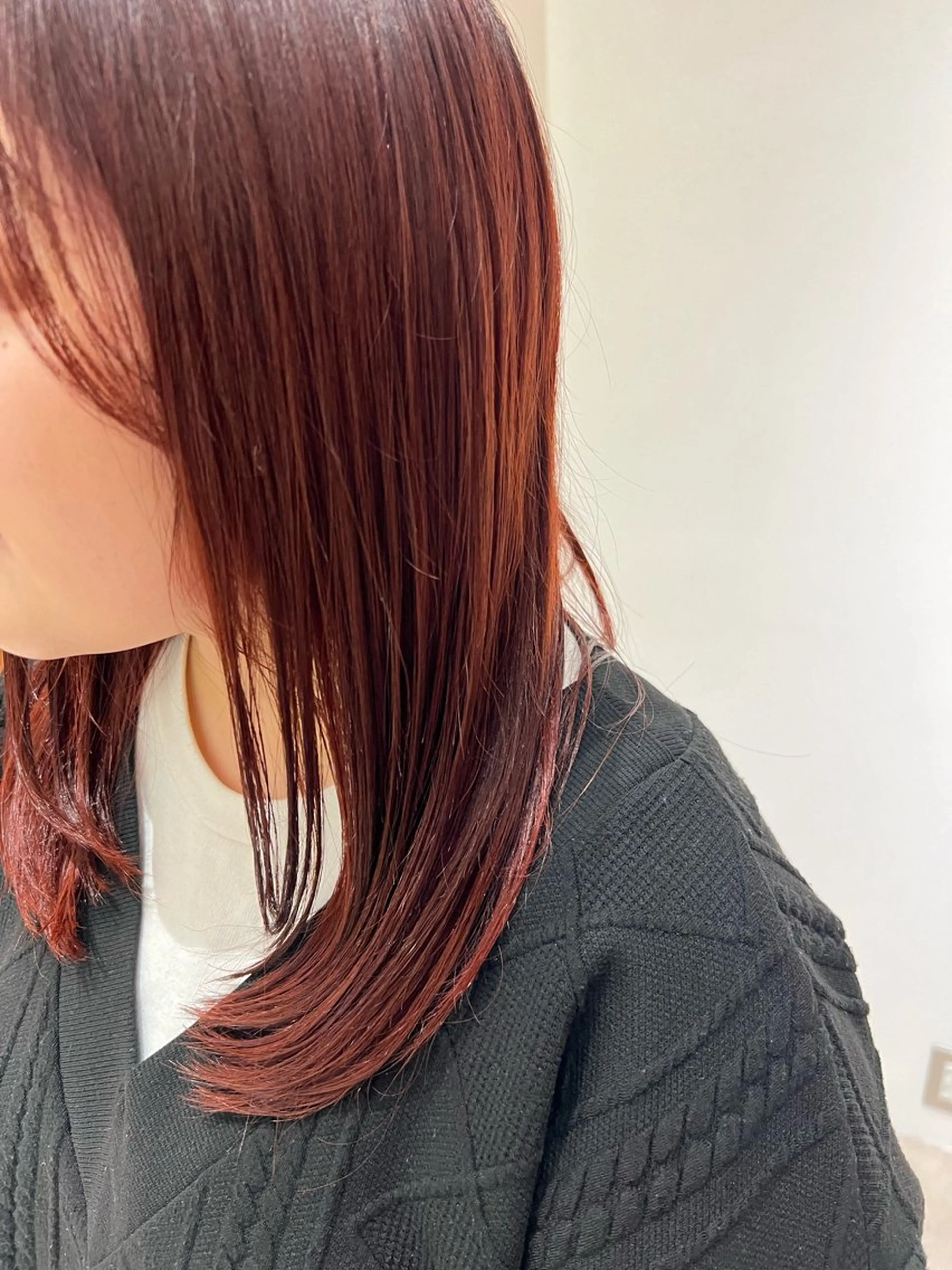 ミディアム カラー ✨髪質改善 縮毛矯正 艶髪 立川 コウキ✨のヘアスタイル