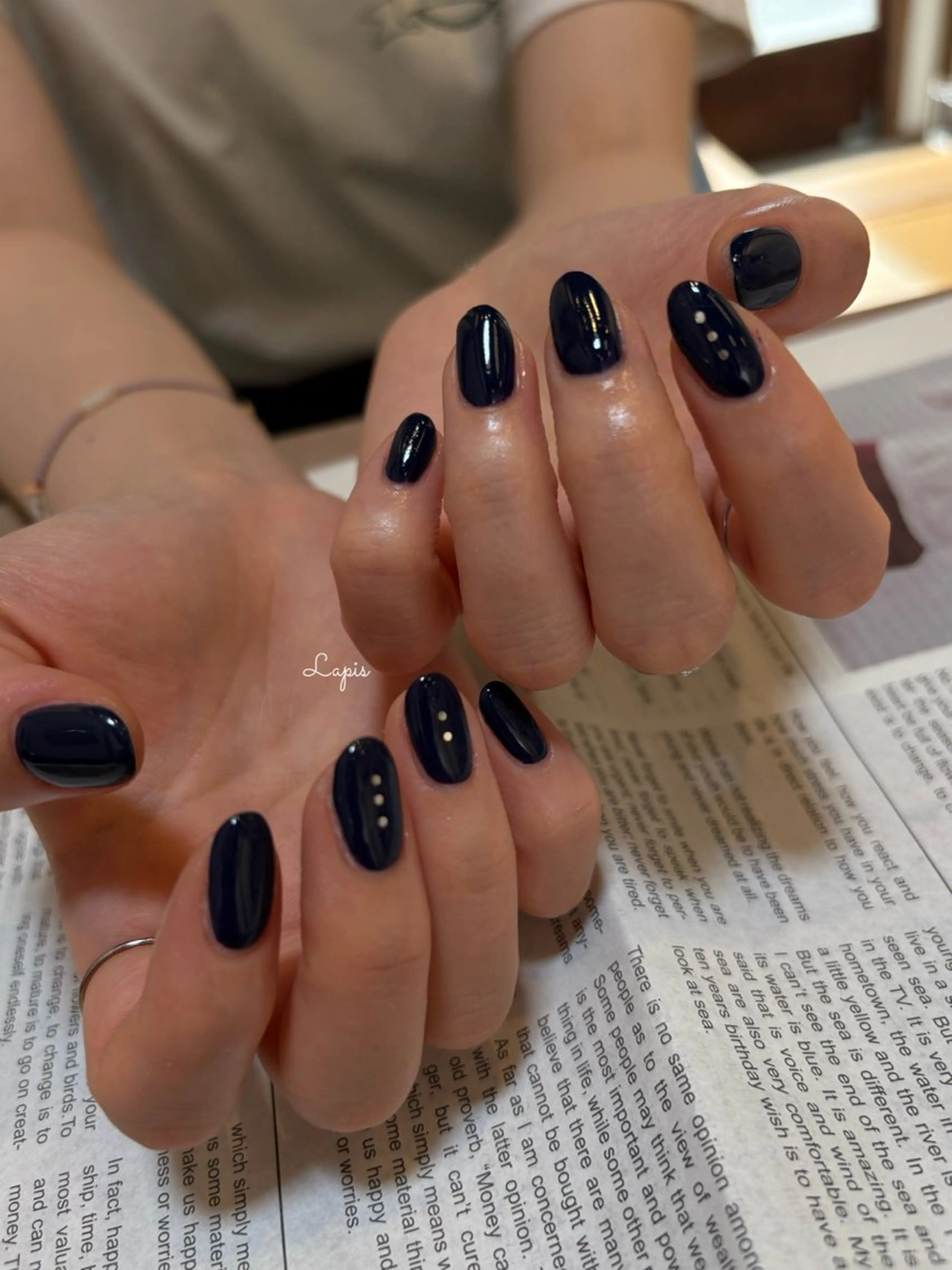 ネイル ハンドネイル Lapis *のネイルデザイン