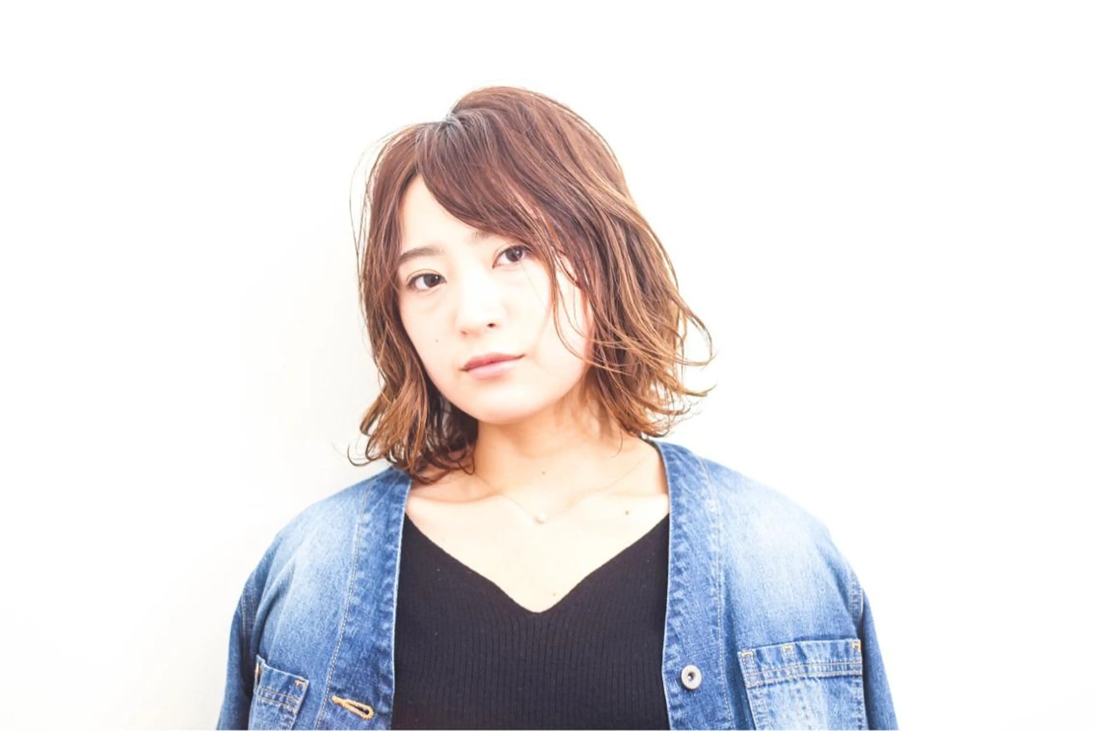 ミディアム パーマ 【乾かすだけの感動】 松田創太のヘアスタイル