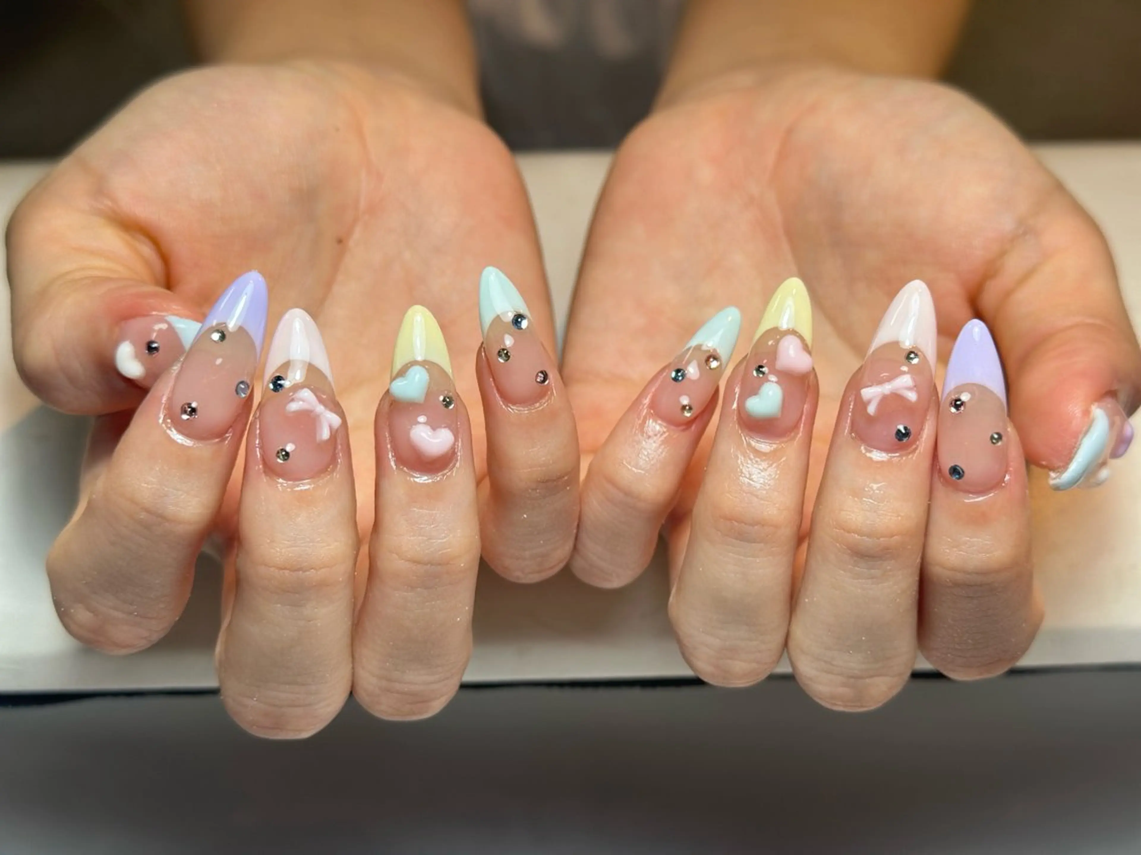 ネイル アートネイル ジェルネイル マグネットネイル ハンドネイル JennNail_ マオのネイルデザイン