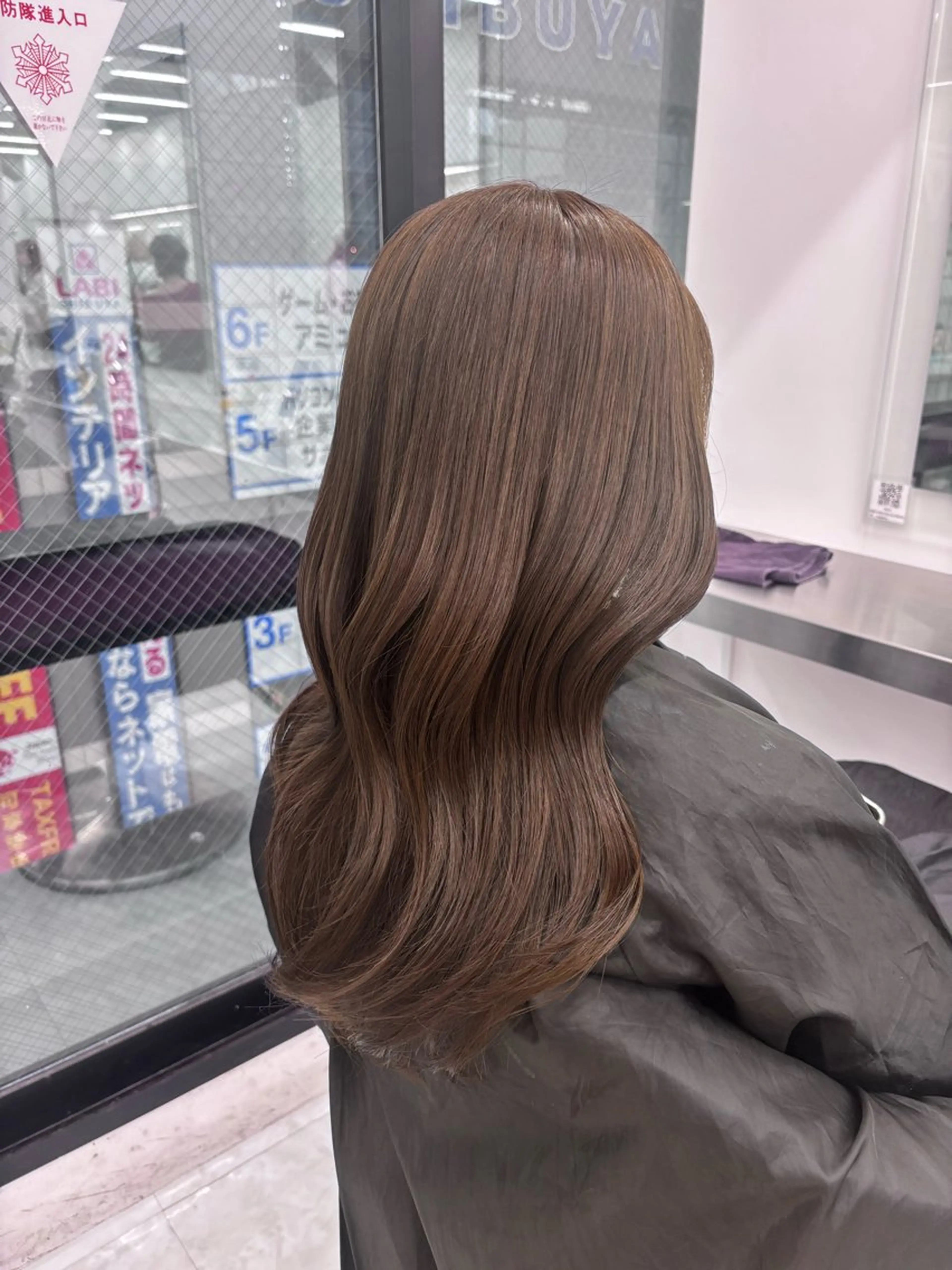 ロング カラー ヘアカラー 韓国風暗髪ヘア🤍 🫧MIREIのヘアスタイル