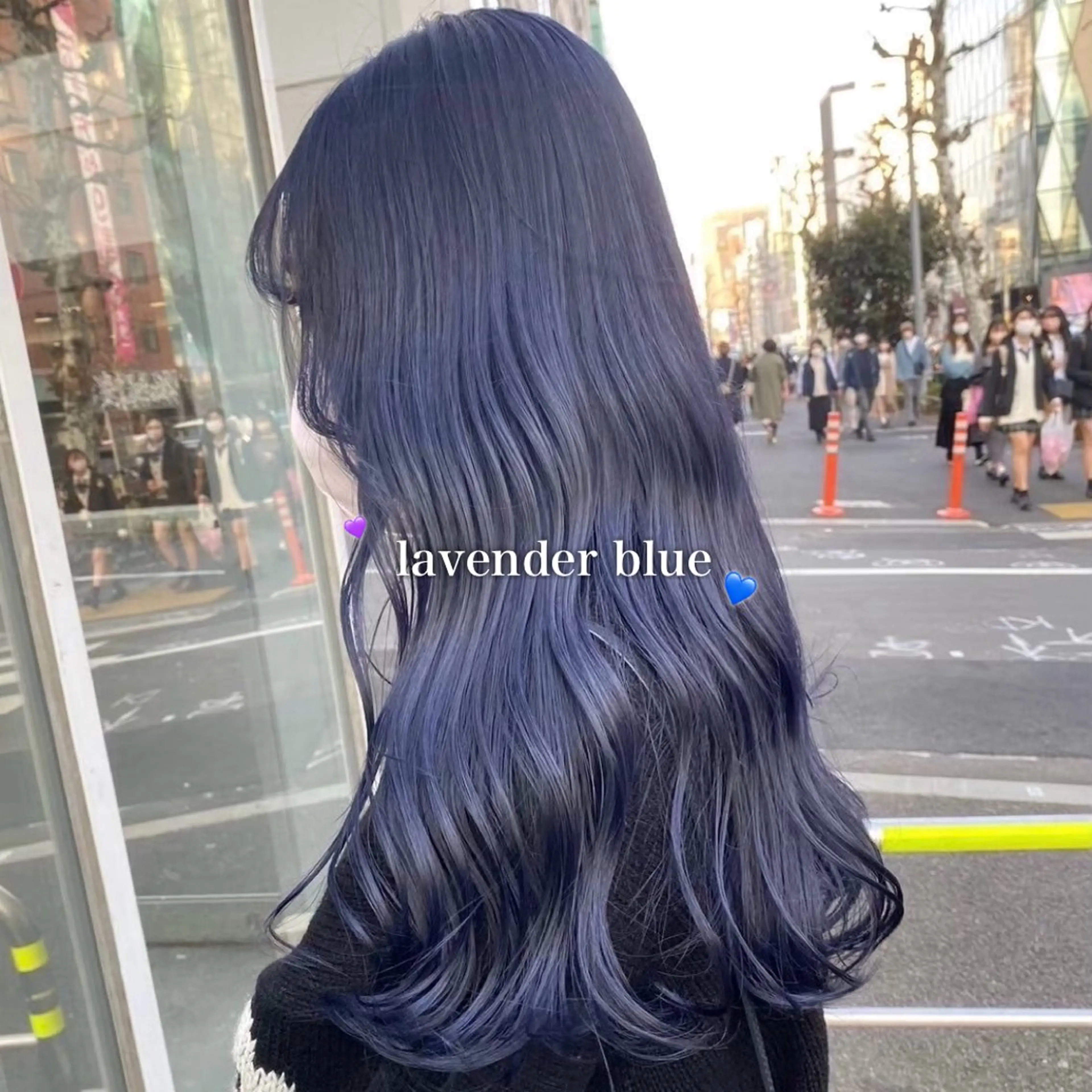 ロング カラー 韓国っぽ♡寒色/暗髪 🫧MOEKA🦋のヘアスタイル