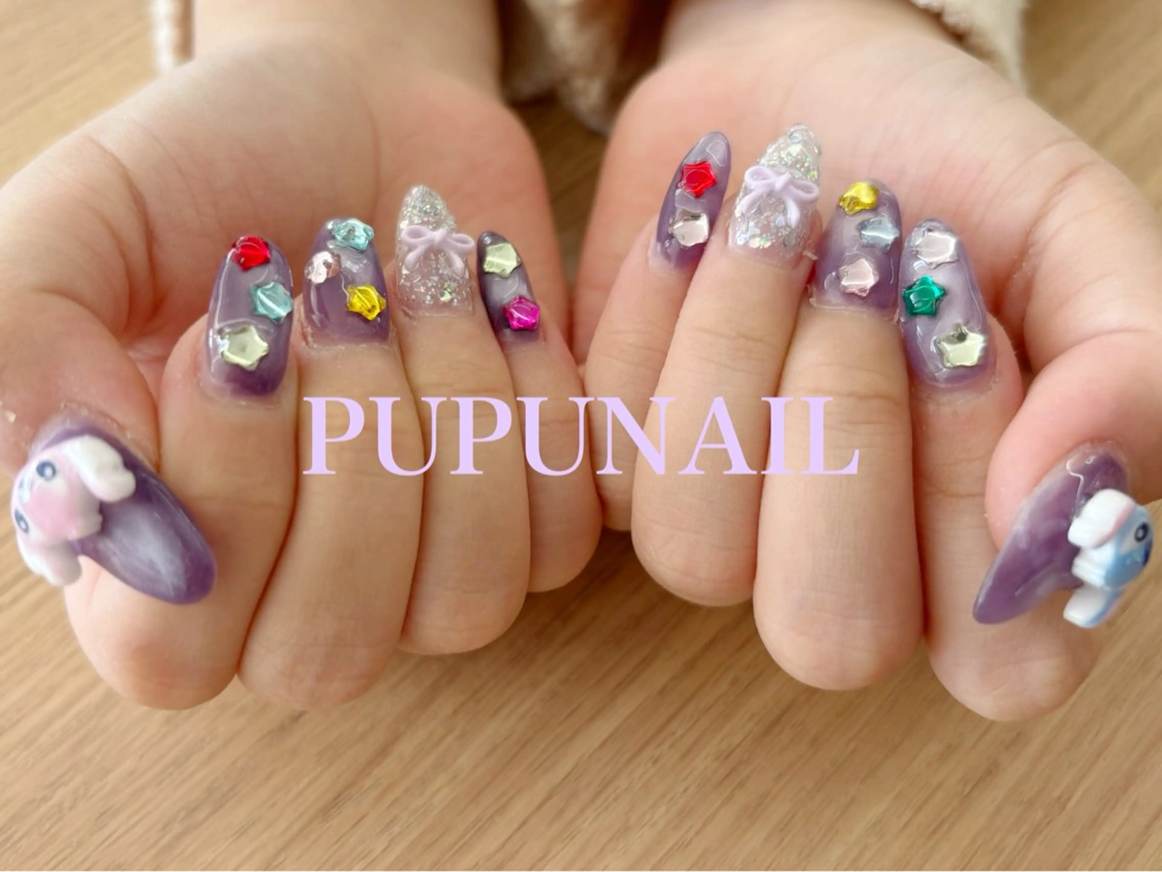 セミロング ハンドネイル kido chieのネイルデザイン