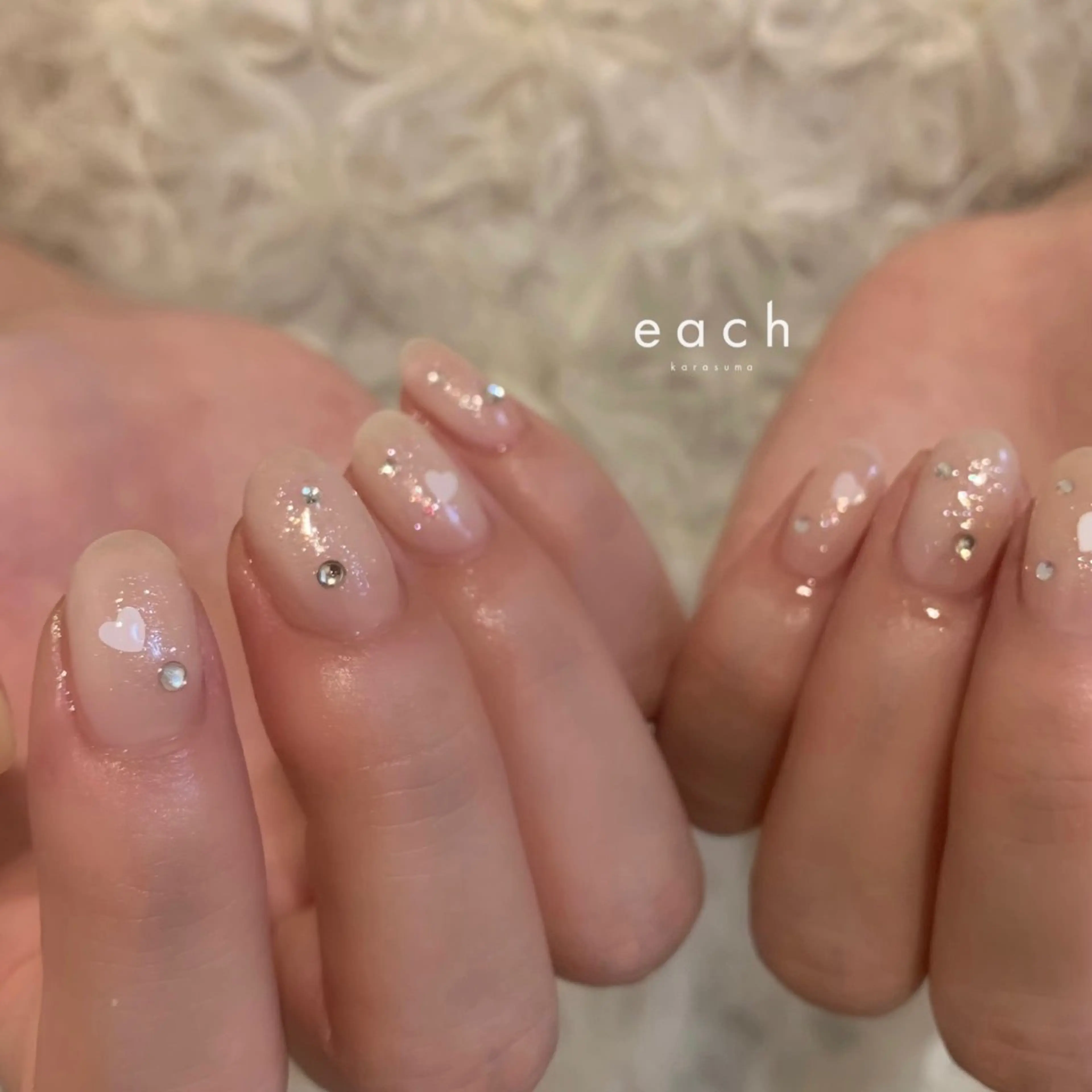 ネイル ハンドネイル each Hibikiのネイルデザイン