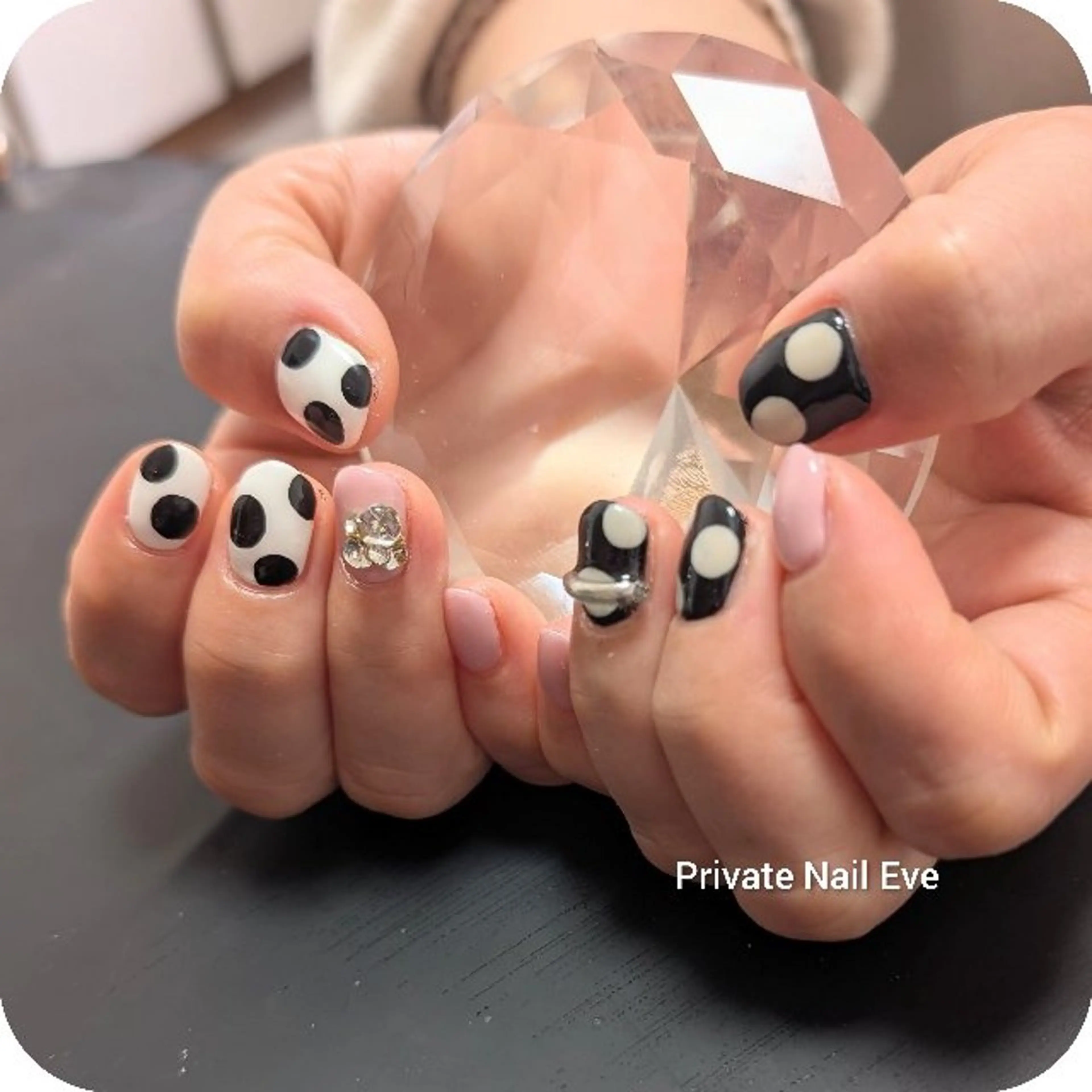 ネイル ドット 持ち込み ハンドネイル ネイル junkoのネイルデザイン