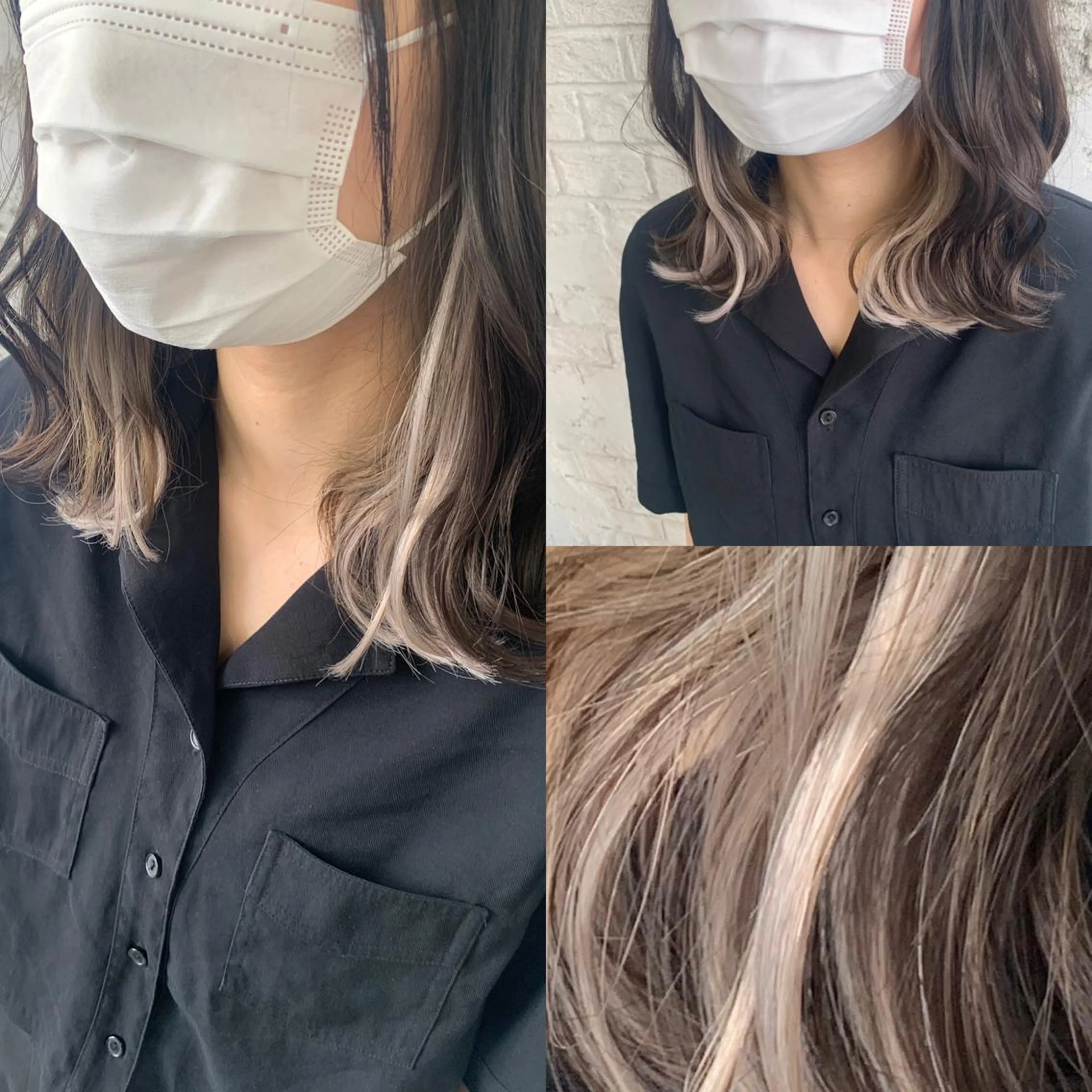 ミディアム エクステ＆艶カラー 🎀YURINA🎀のヘアスタイル