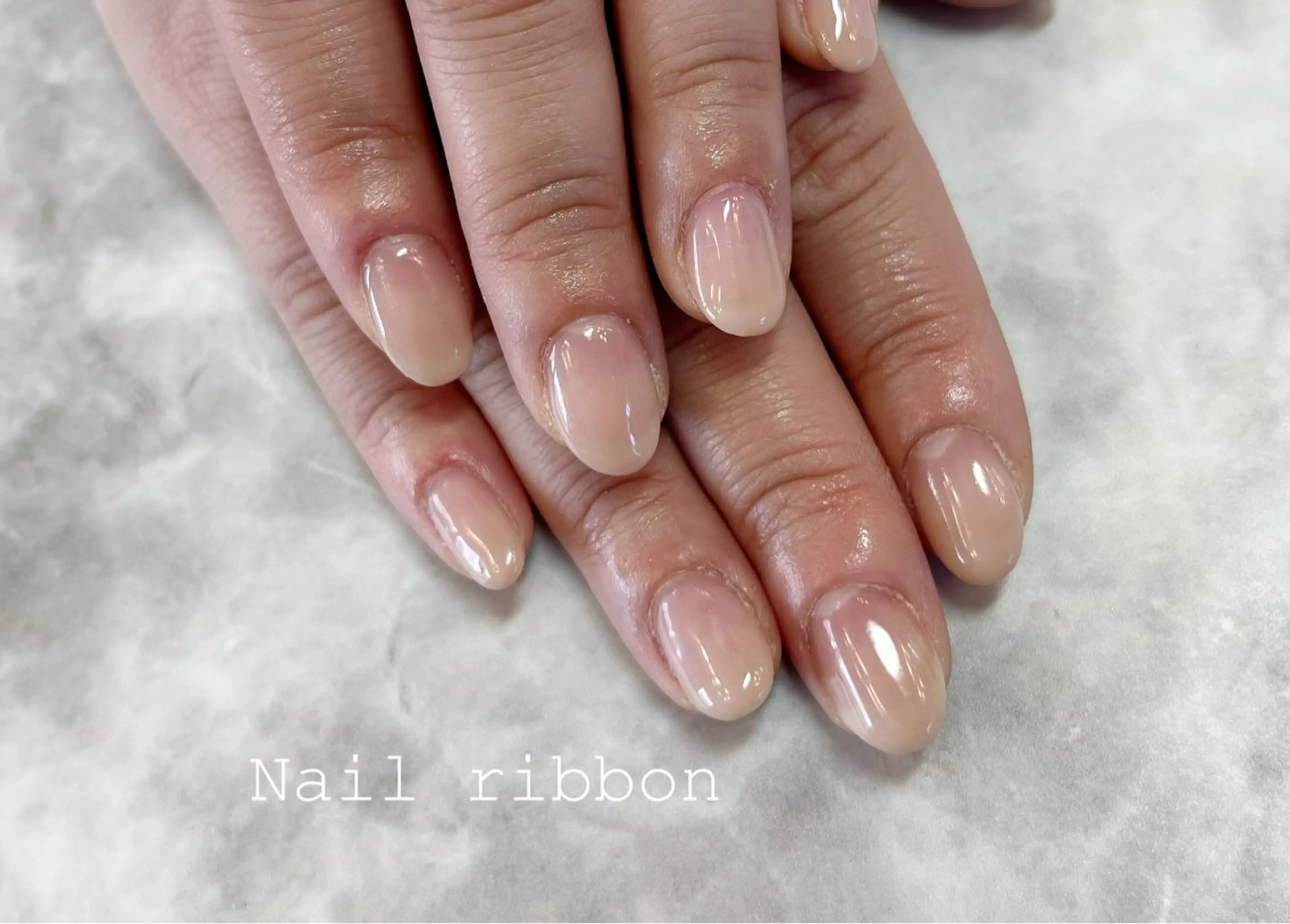 ネイル ネイルリボン 笠井のネイルデザイン