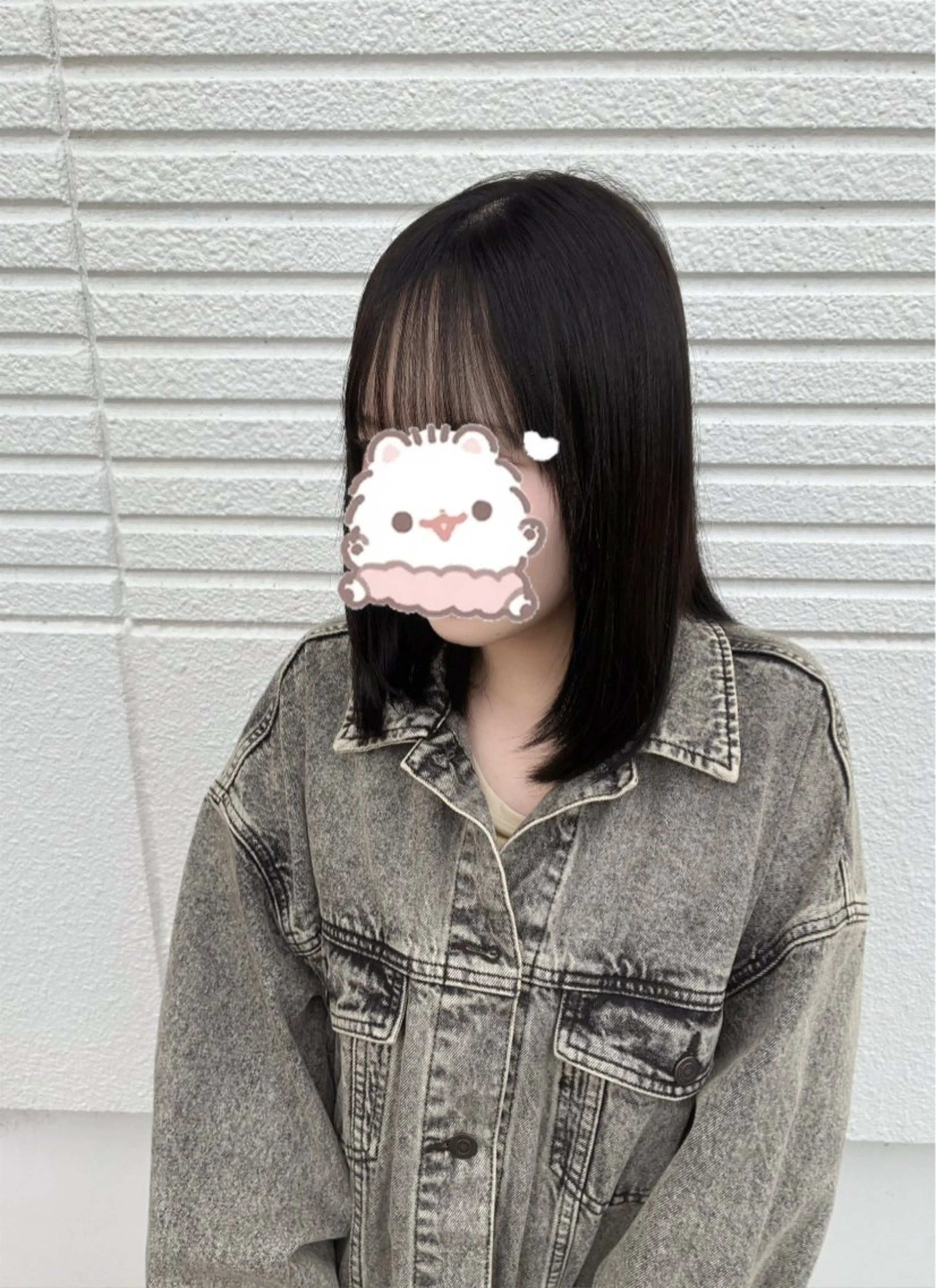 ミディアム カラー 入学式 ヘアカラー 中谷 美月のヘアスタイル