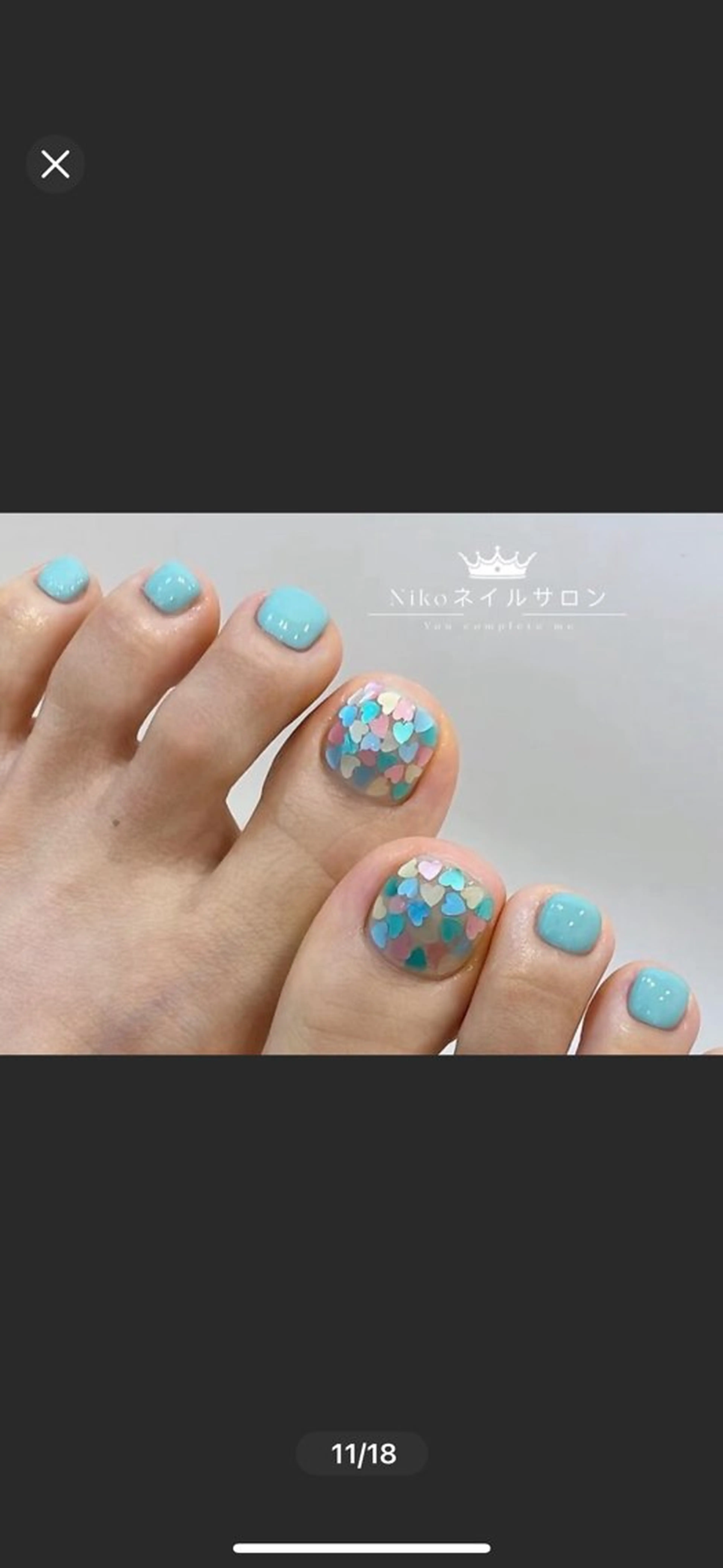 ネイル チークネイル フットネイル フレンチネイル ジェルネイル ガラスフレンチ Nikosalon rikoのネイルデザイン