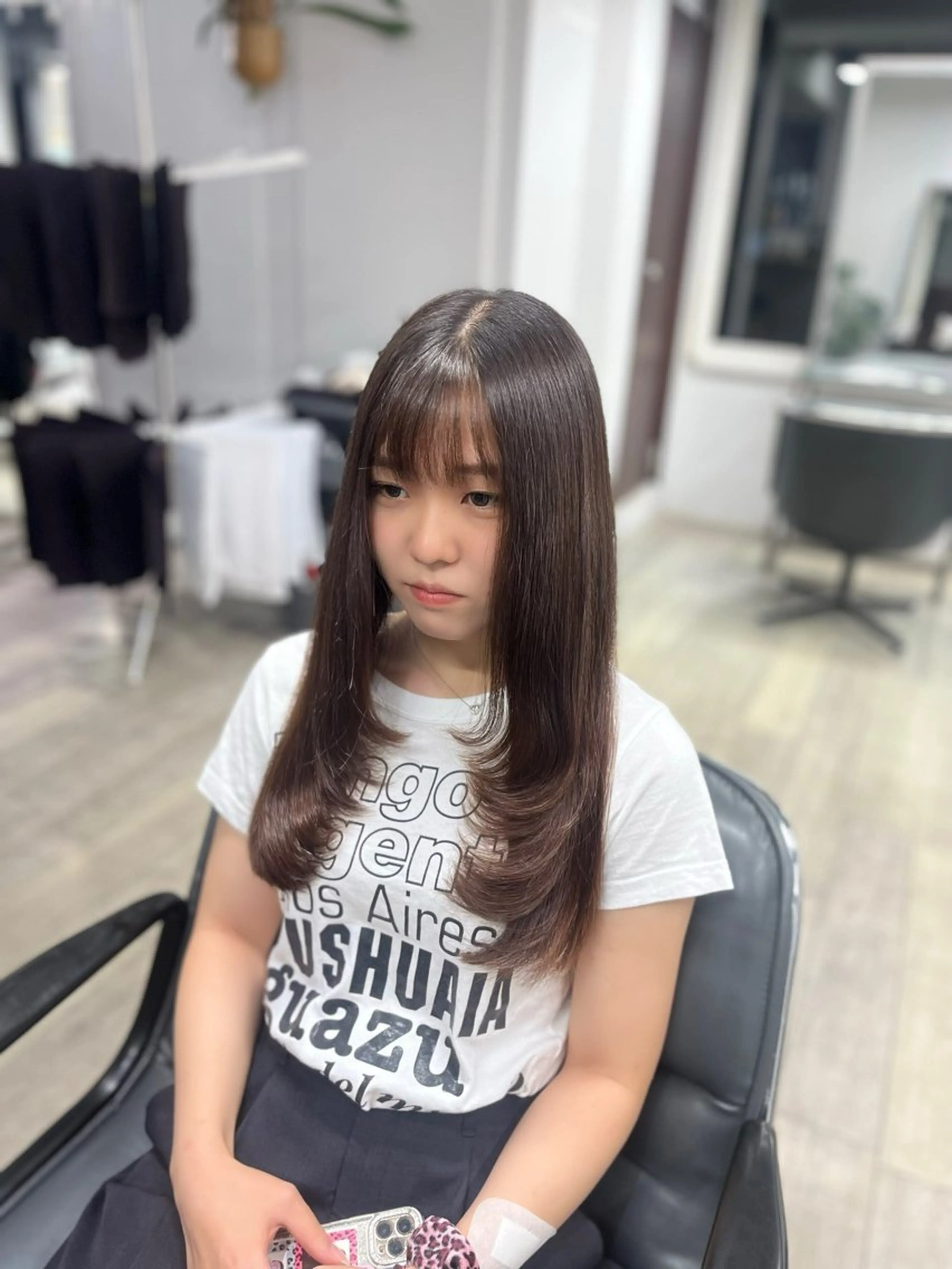 ロング JIN/暖色カラー /髪質改善/艶髪のヘアスタイル