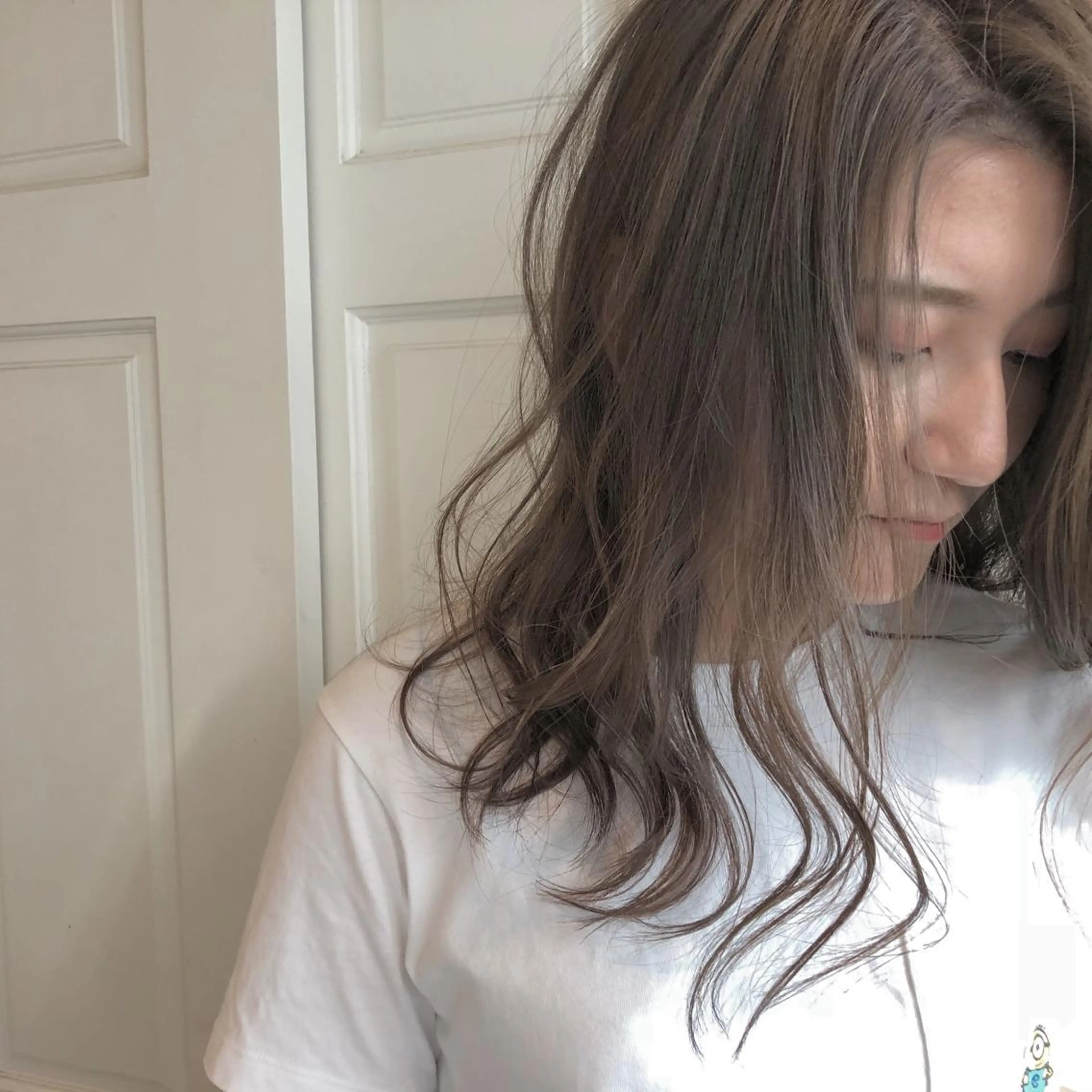 セミロング カット ヘアカラー トリートメント 🌸ハイトーン 新田　廉 🌸のヘアスタイル