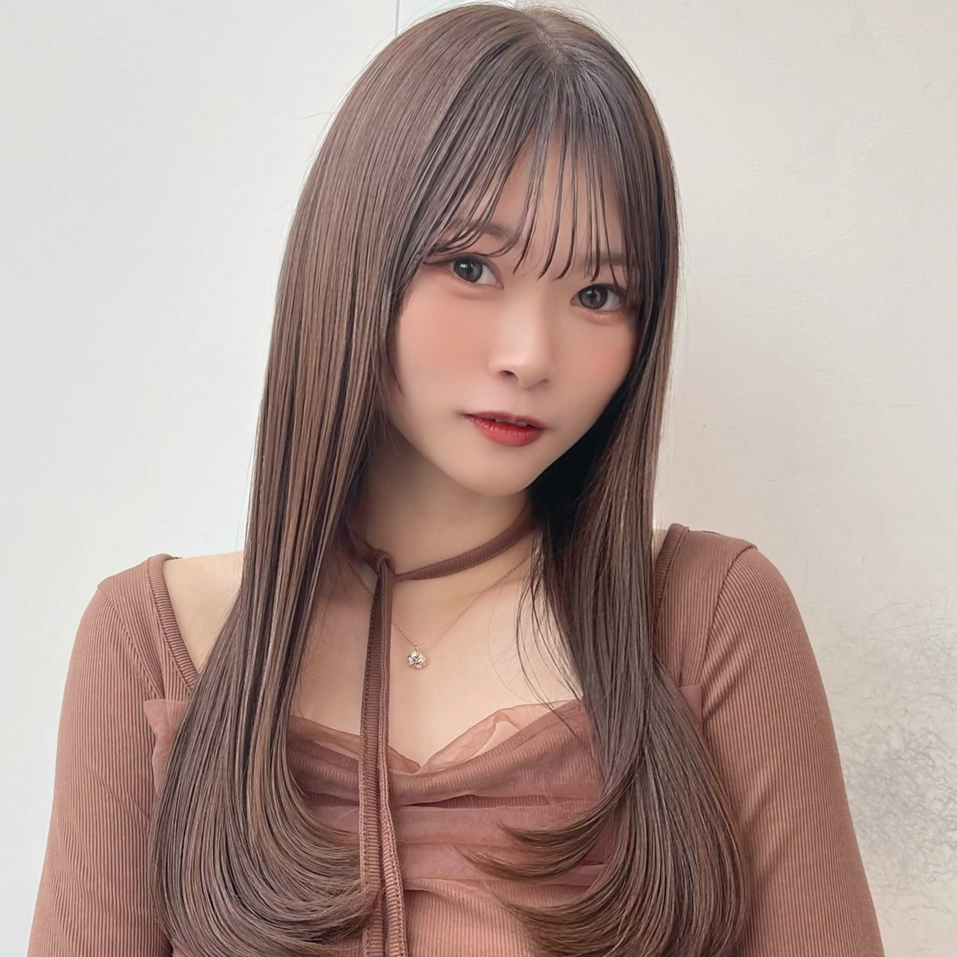 【✨ミニモ限定超音波アイロン付き✨】韓国カット＋艶カラー＋髪質改善トリートメントの写真