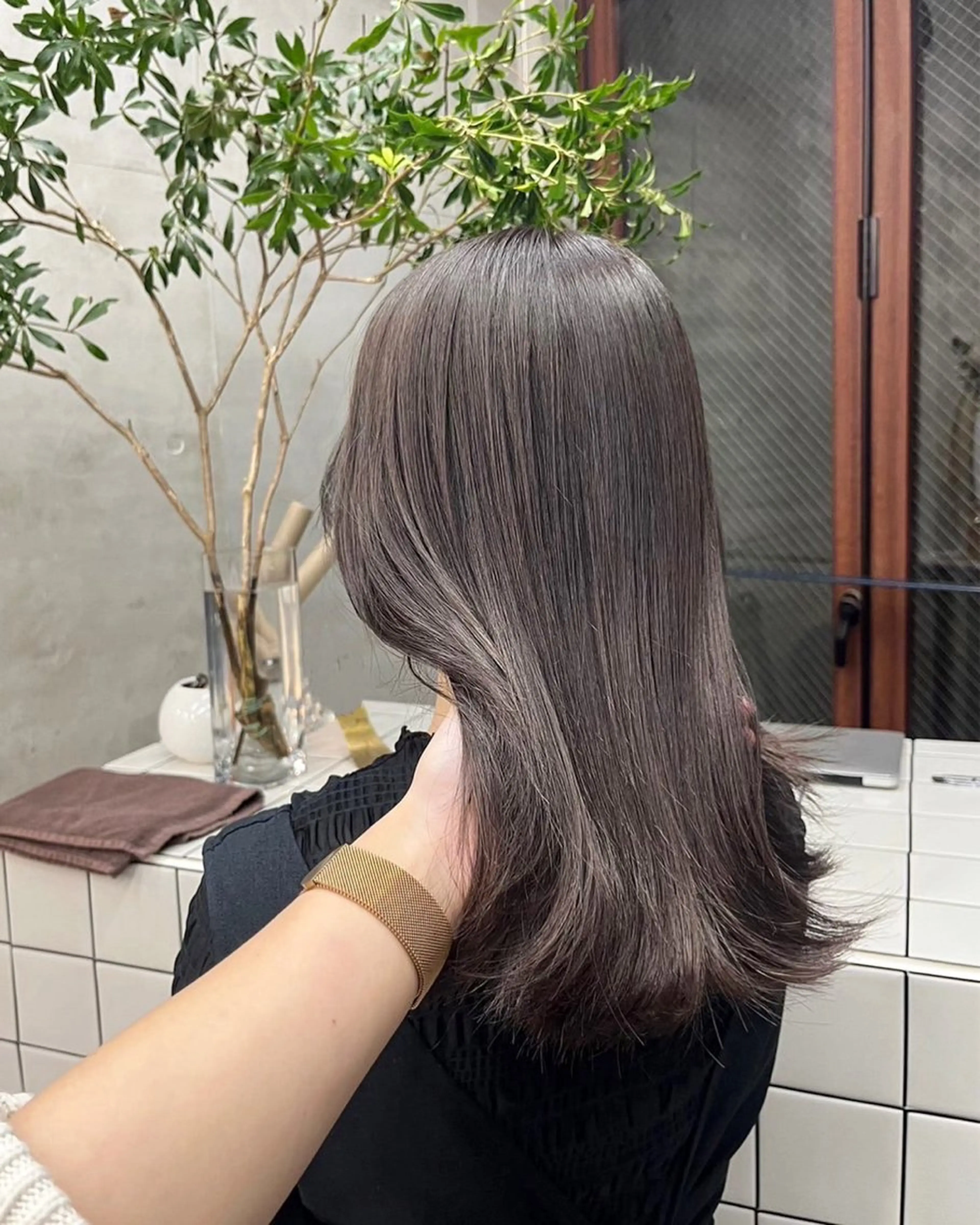 セミロング ヘアカラー SALT WATER所属・🫐 𝐌𝐚𝐨 🫐似合わせcutのヘアスタイル