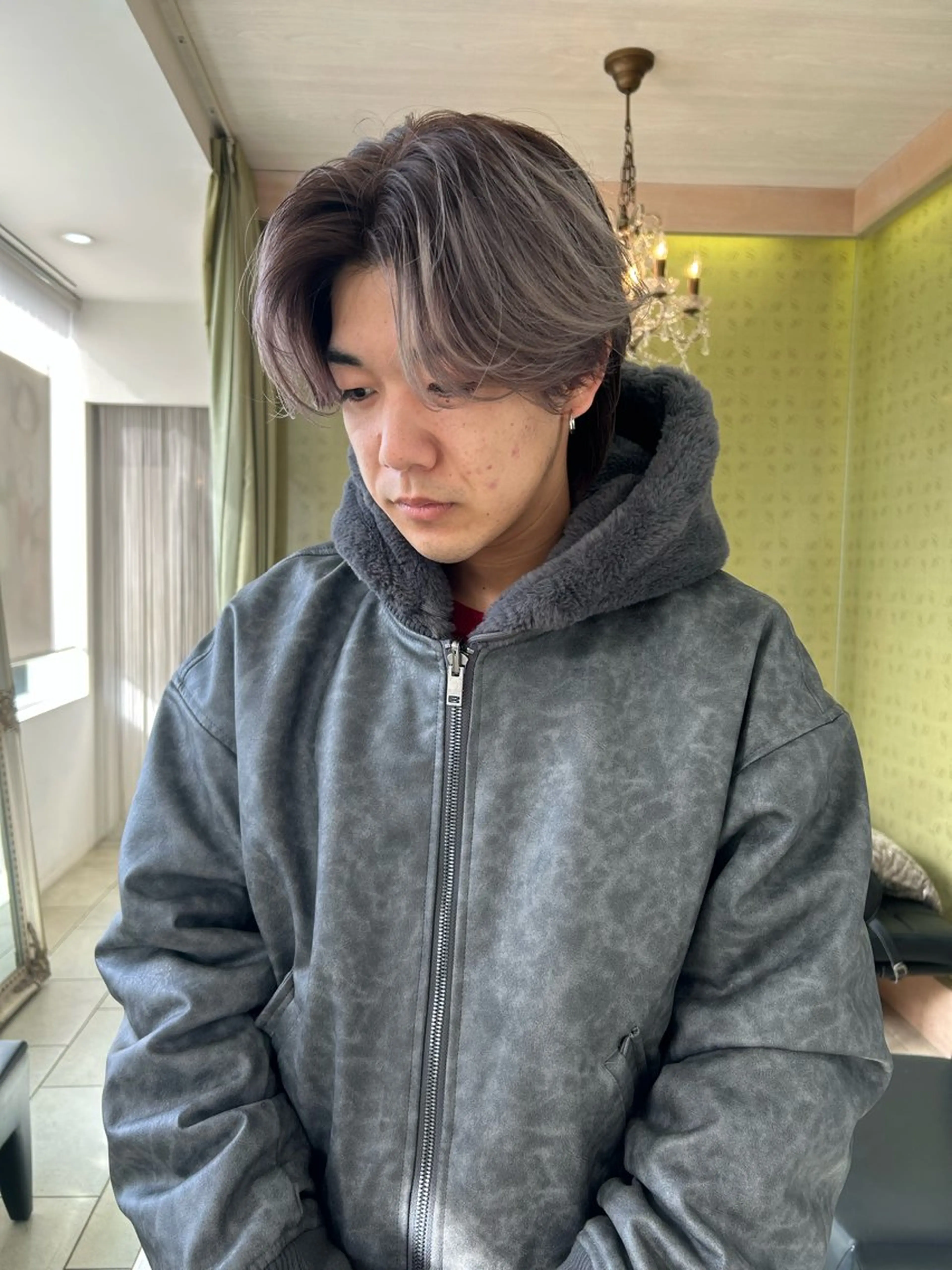 ショート カラー カット ヘアカラー 似合わせパーマ/ メンズパーマ/しゅうのヘアスタイル