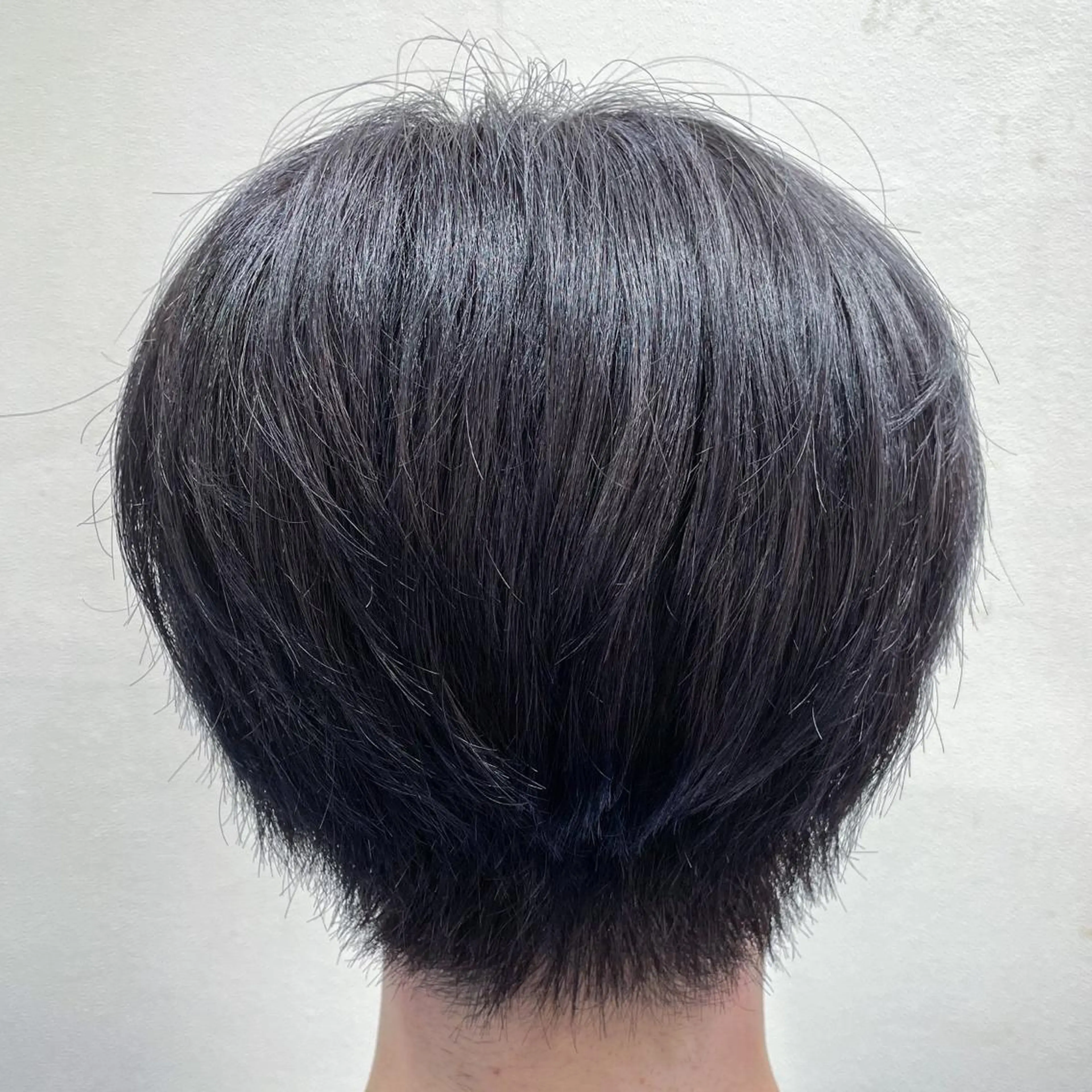 ショート カラー アッシュ アッシュグレー カット ヘアカラー 伊藤 未来のヘアスタイル