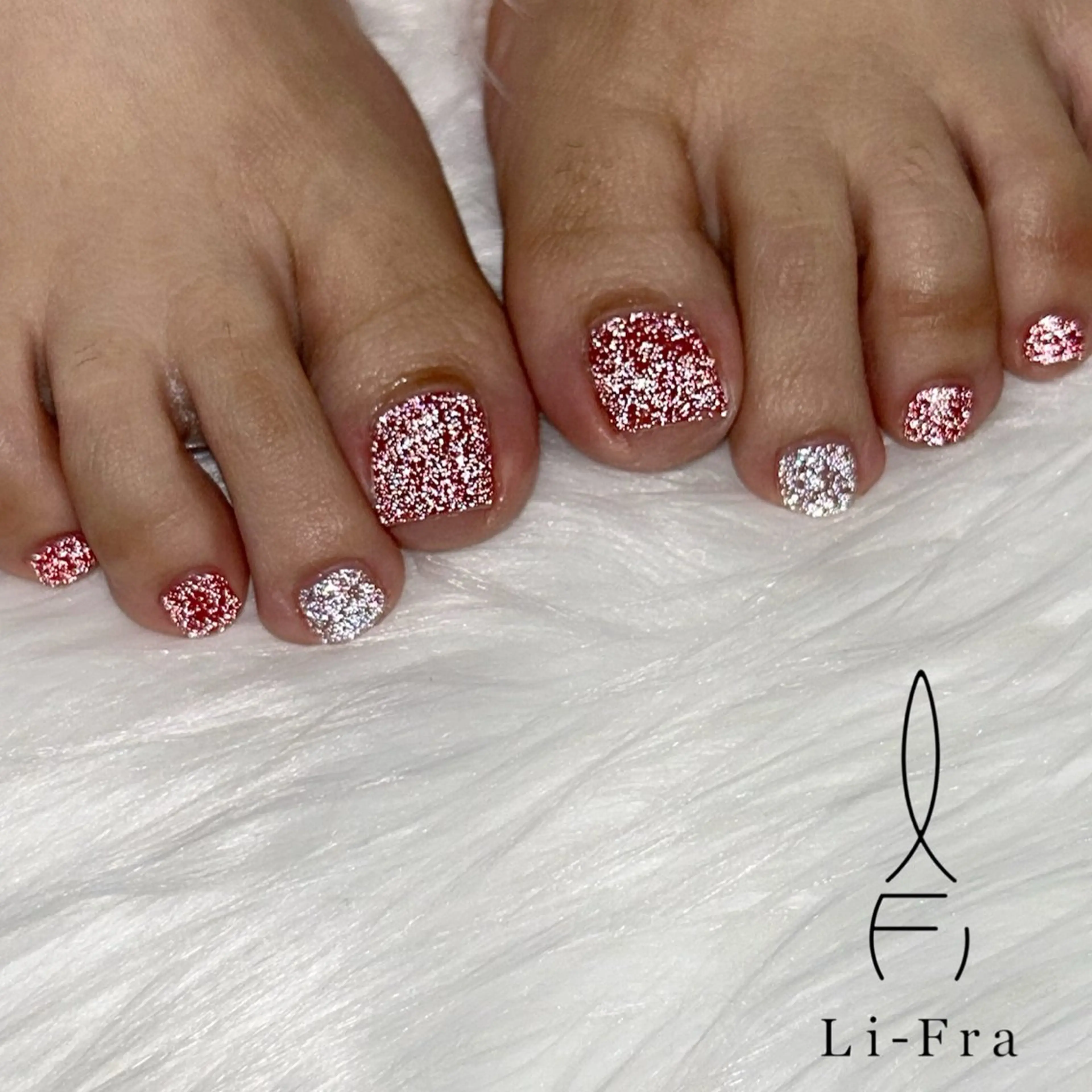 ネイル フットネイル lifra MANAKAのネイルデザイン