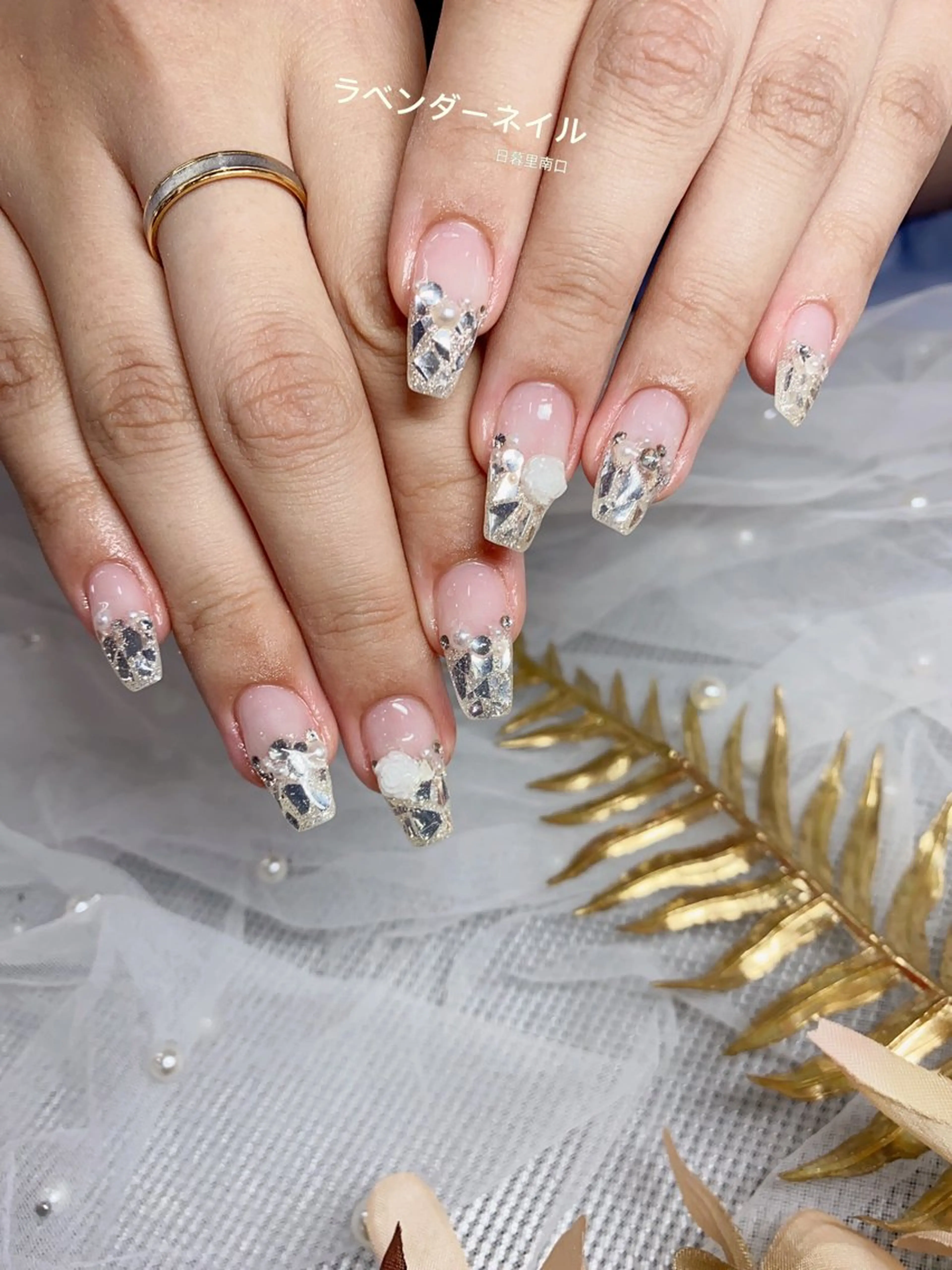 ネイル ラベンダー💖日暮里 ルル💖ネイルのネイルデザイン