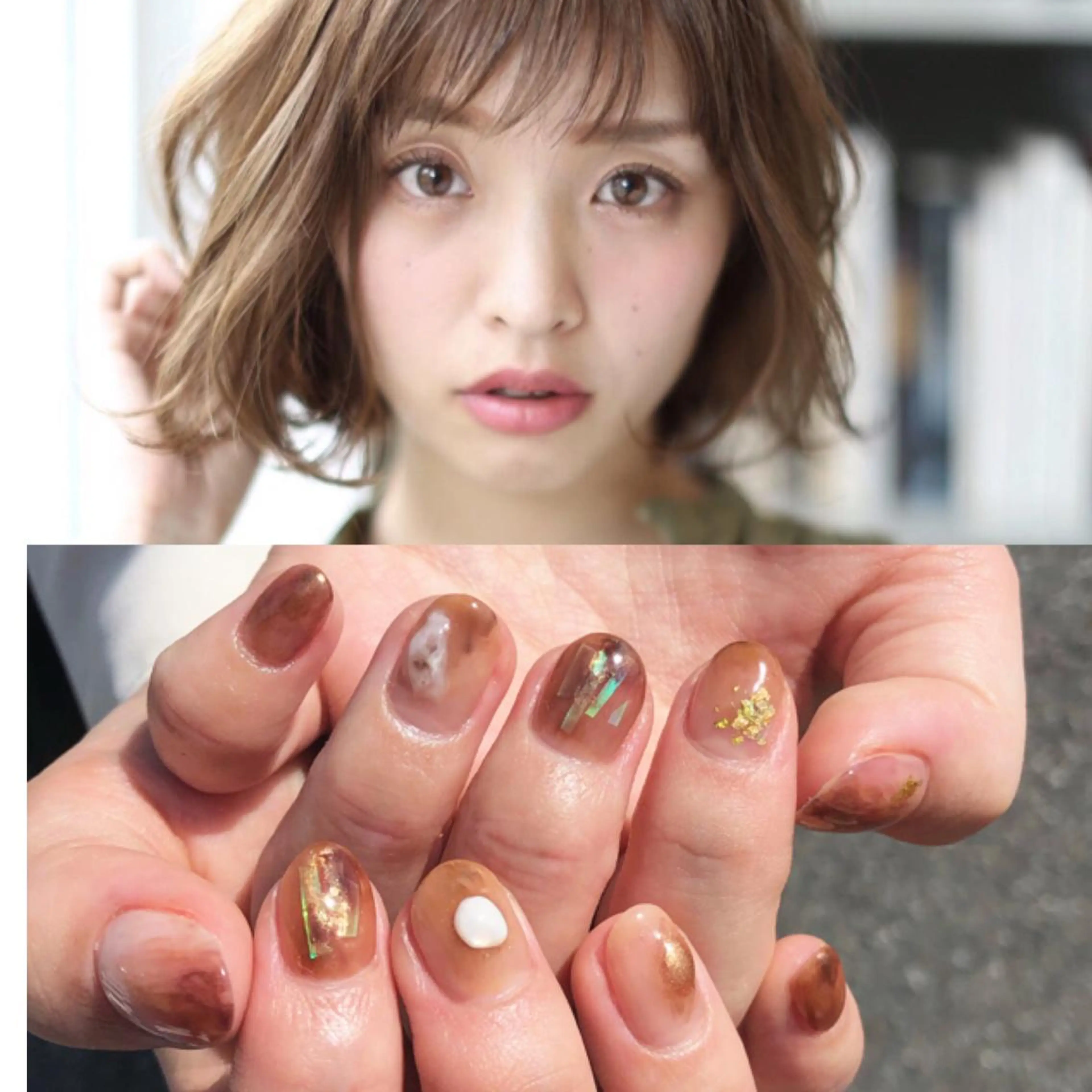 ショート カラー ネイル EARTH nanaのネイルデザイン