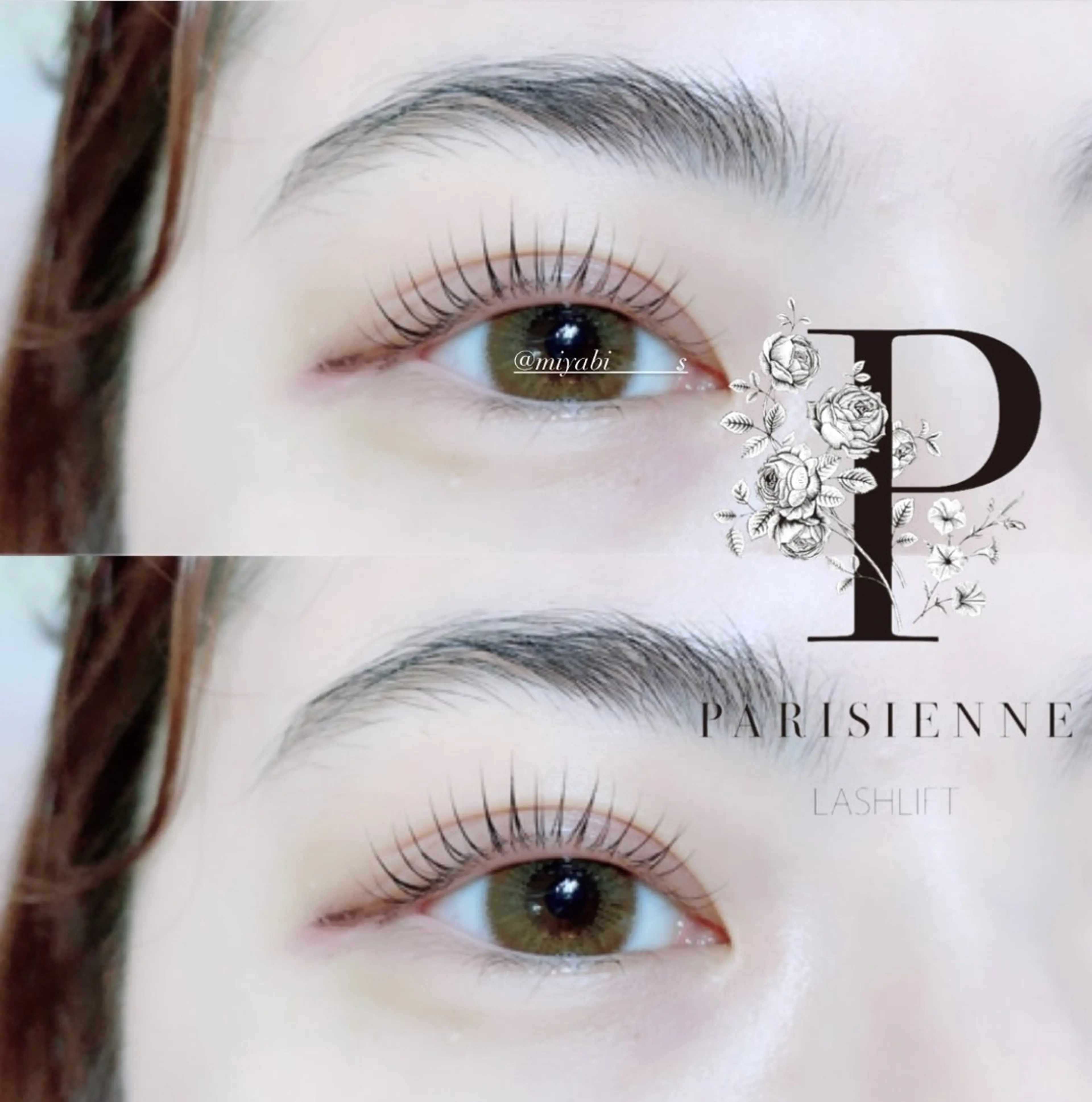 マツエク・マツパ パリジェンヌラッシュリフト マツパ fan.germe 副店長MIYABIのマツエク・マツパデザイン