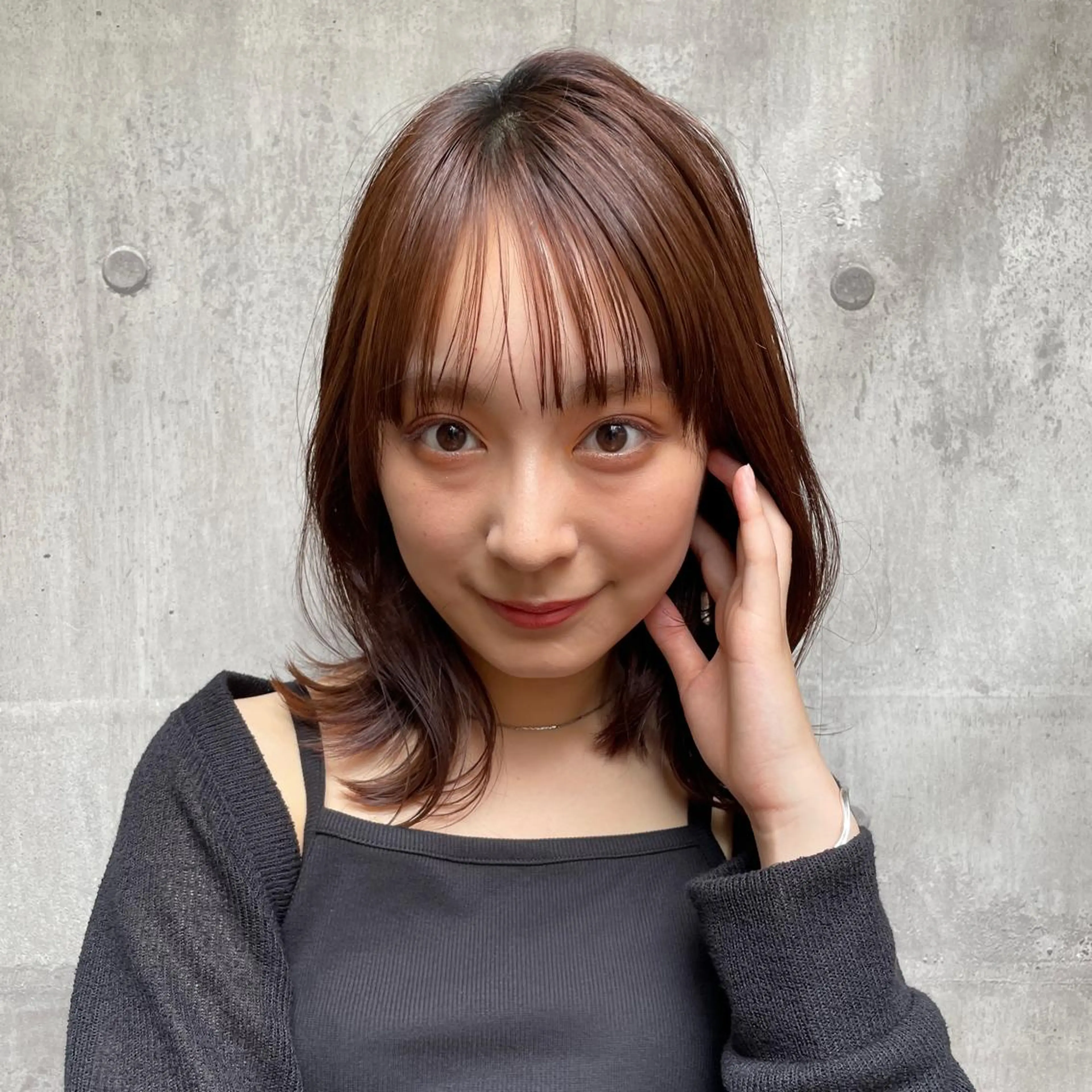 ミディアム カラー Elme所属・イージードリル募集 🔥平口はのんのヘアスタイル