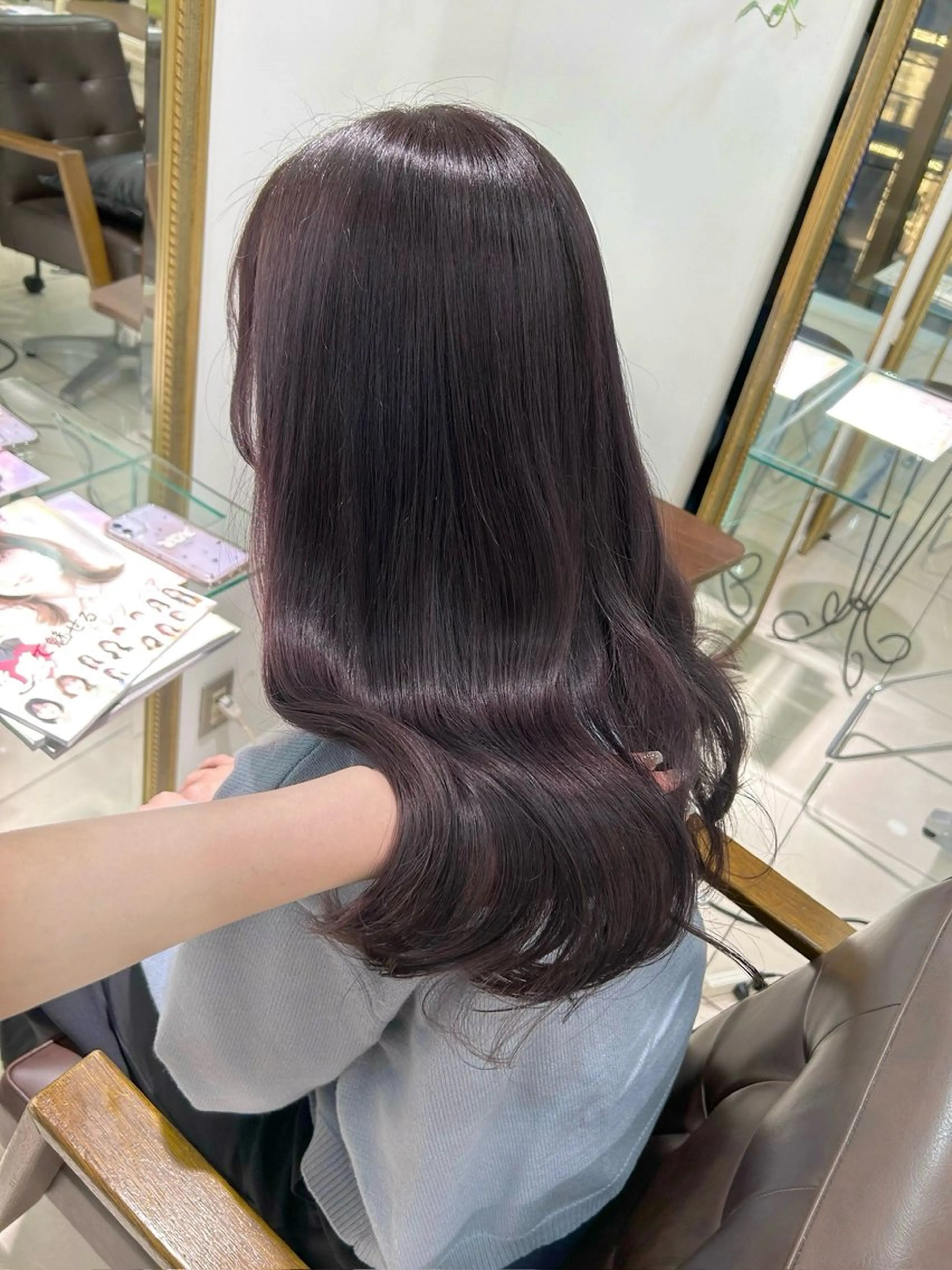 ロング カラー ヘアアレンジ 透明感カラー 髪質改善 透明感カラー ai🫧🪞のヘアスタイル