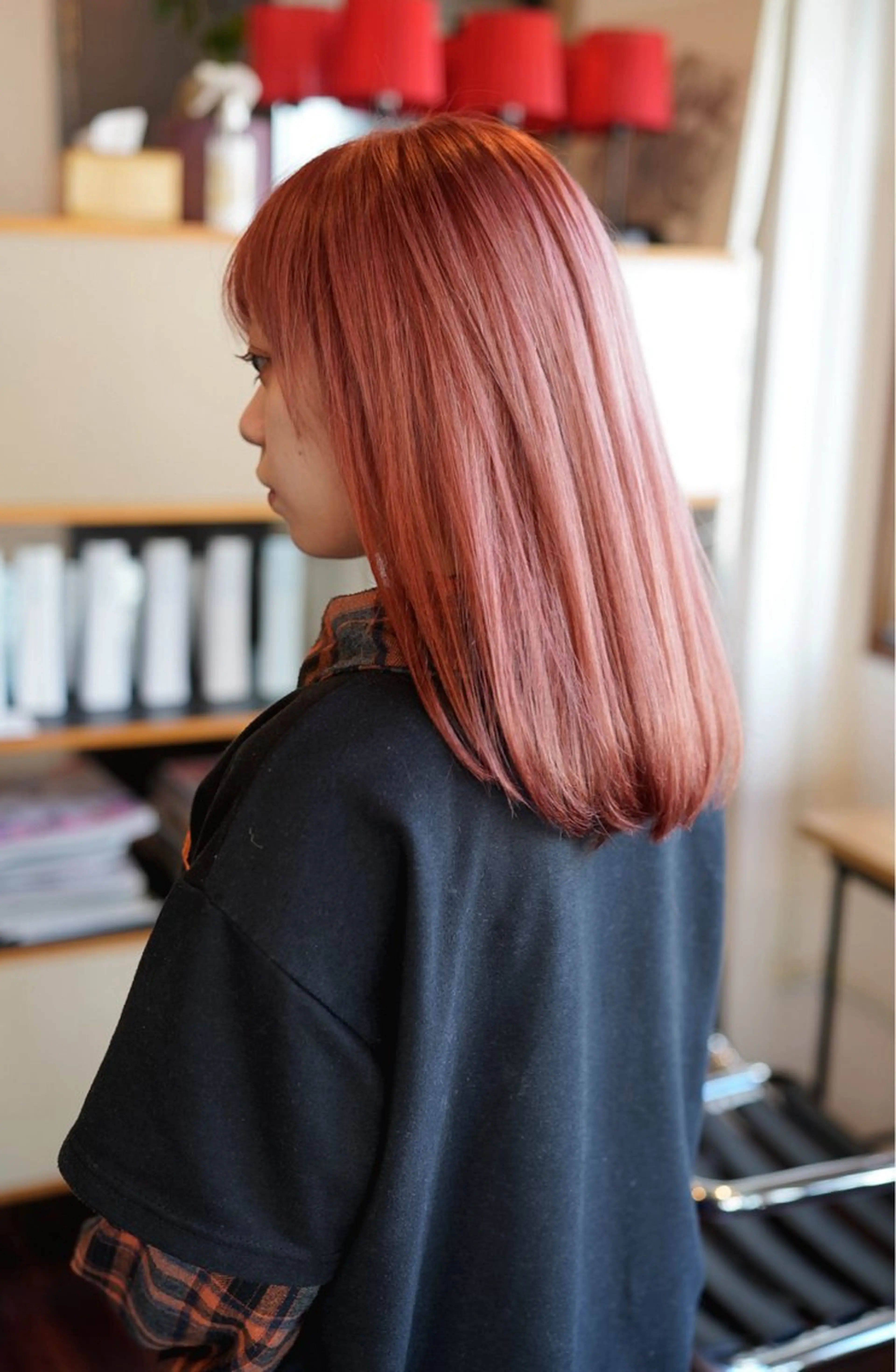 セミロング カラー 千葉 慎也のヘアスタイル