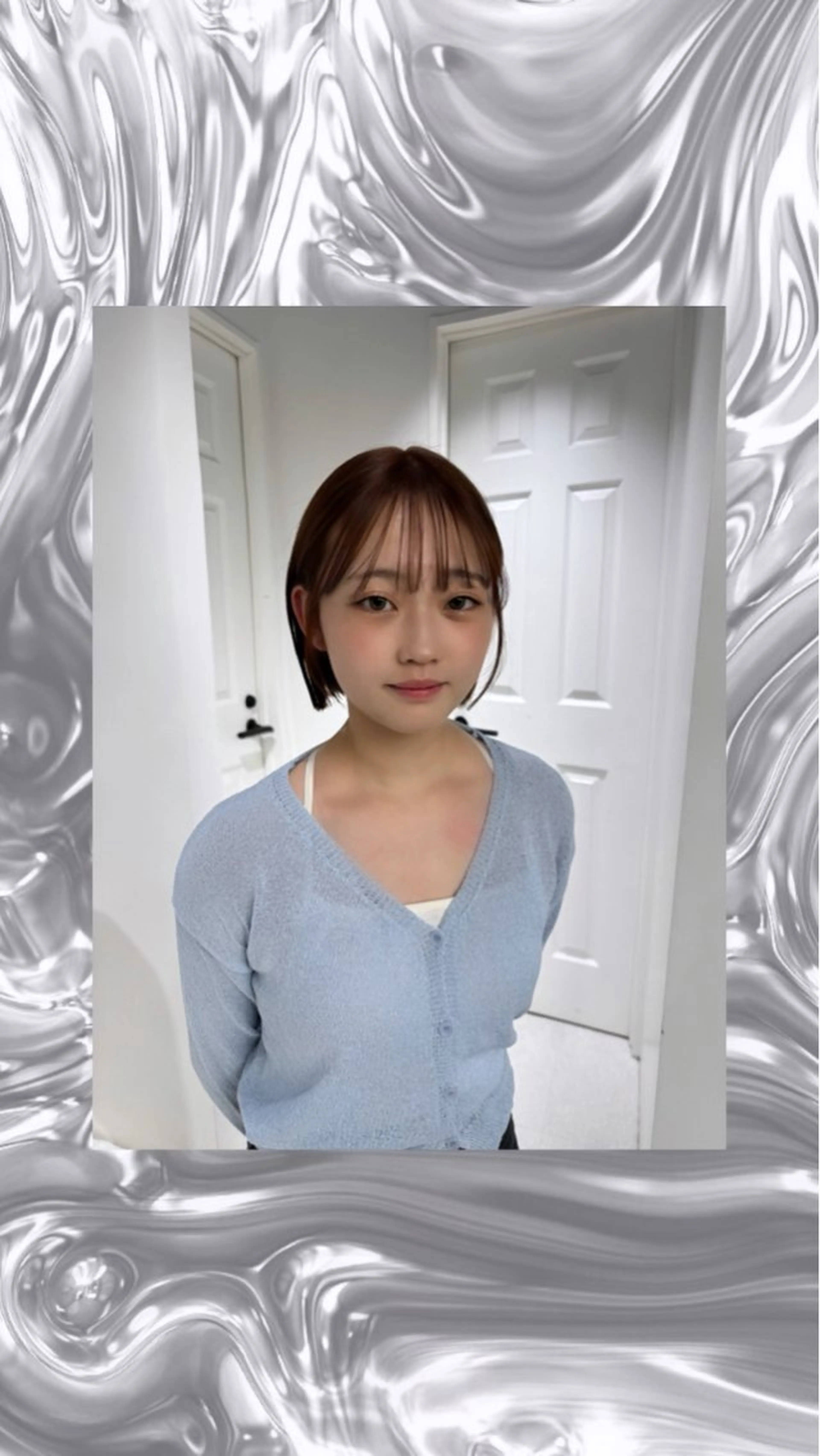 ショート カット 🩵yuribou ／カラー／ボブ🩵のヘアスタイル