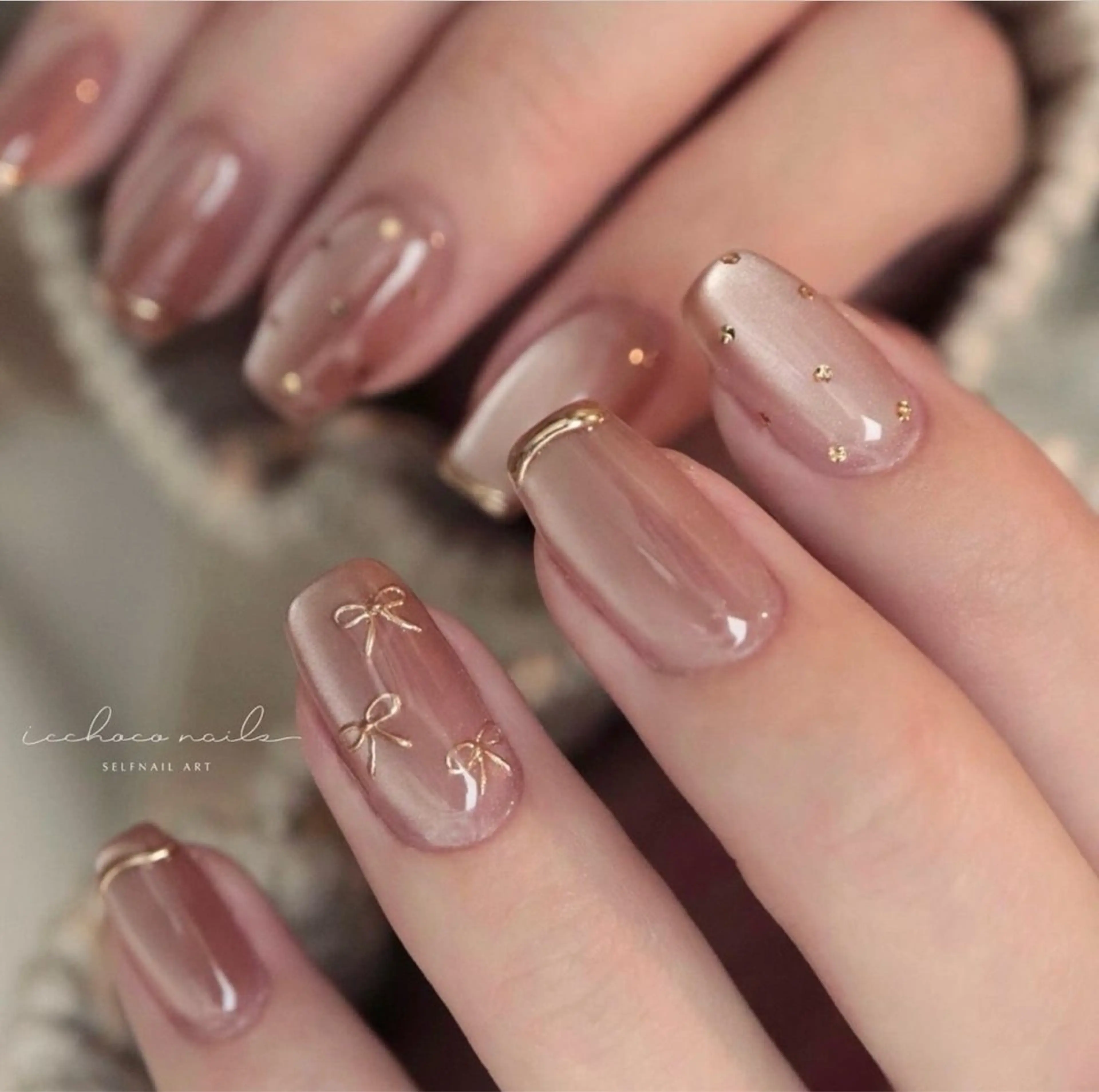 ネイル マグネットネイル ハンドネイル RUBY Nail 日暮里店のネイルデザイン