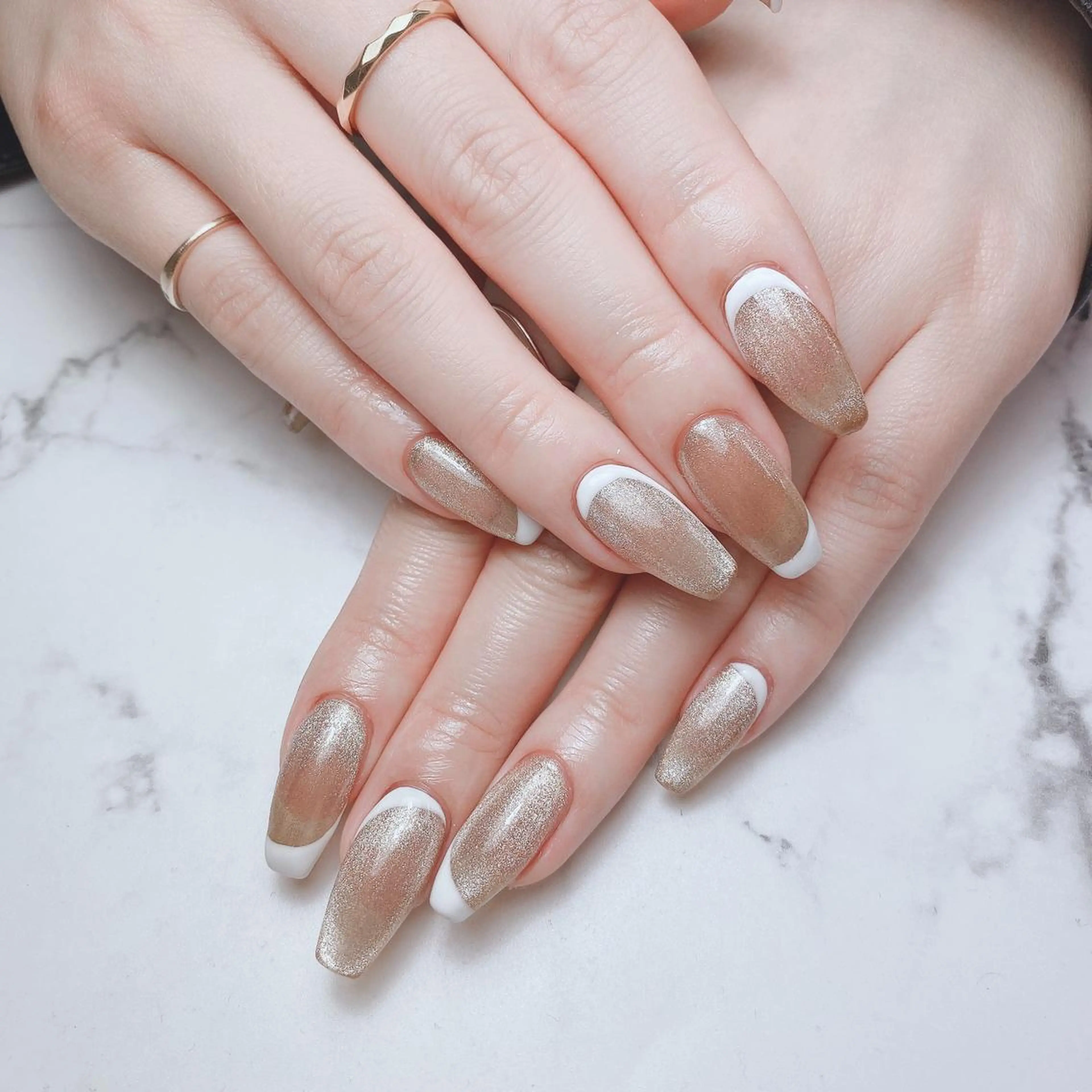 ネイル スカルプネイル ハンドネイル 石原 夕華のネイルデザイン