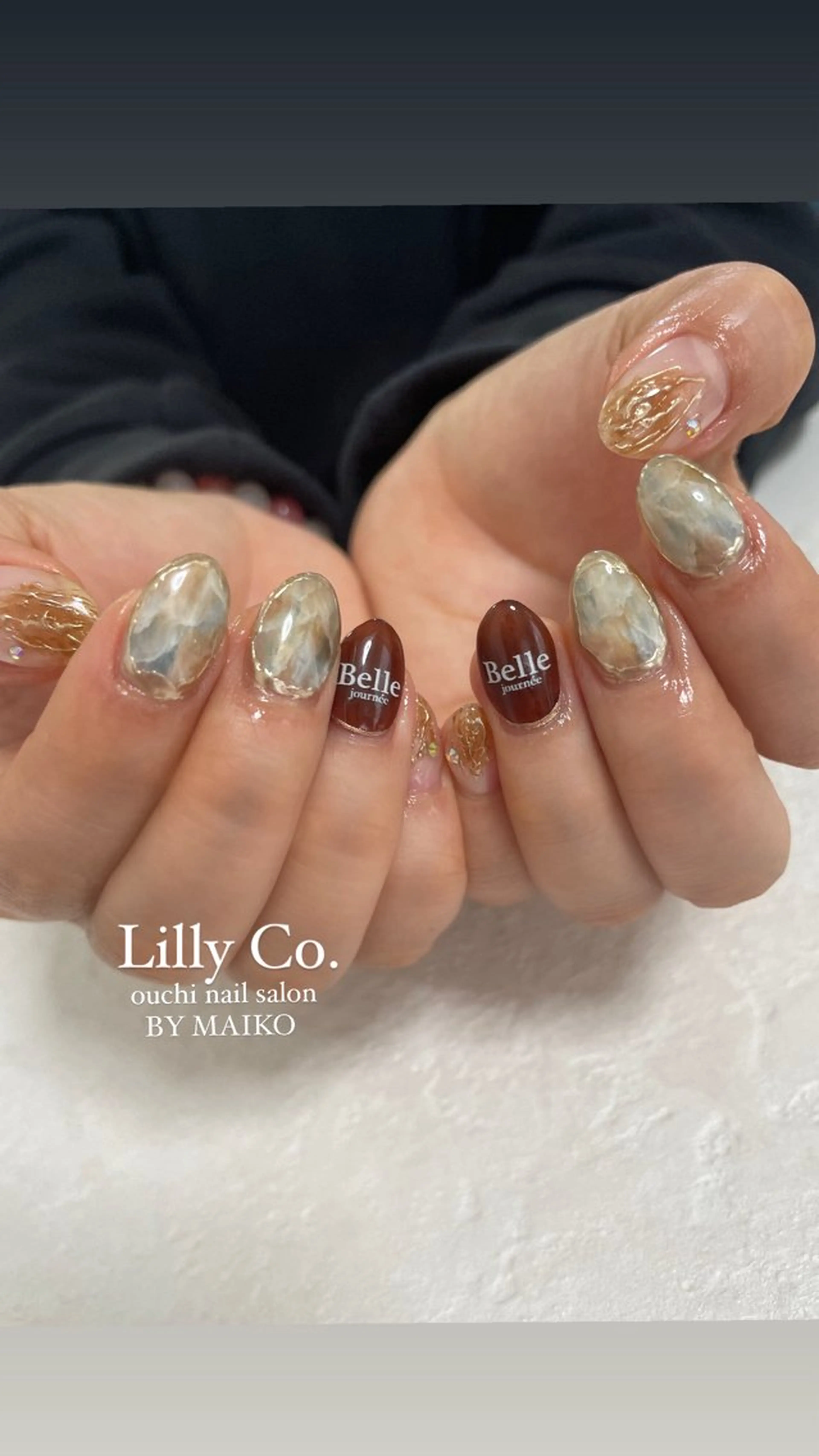 ネイル ニュアンスネイル ハンドネイル ハンドケア Lilly Co.のネイルデザイン