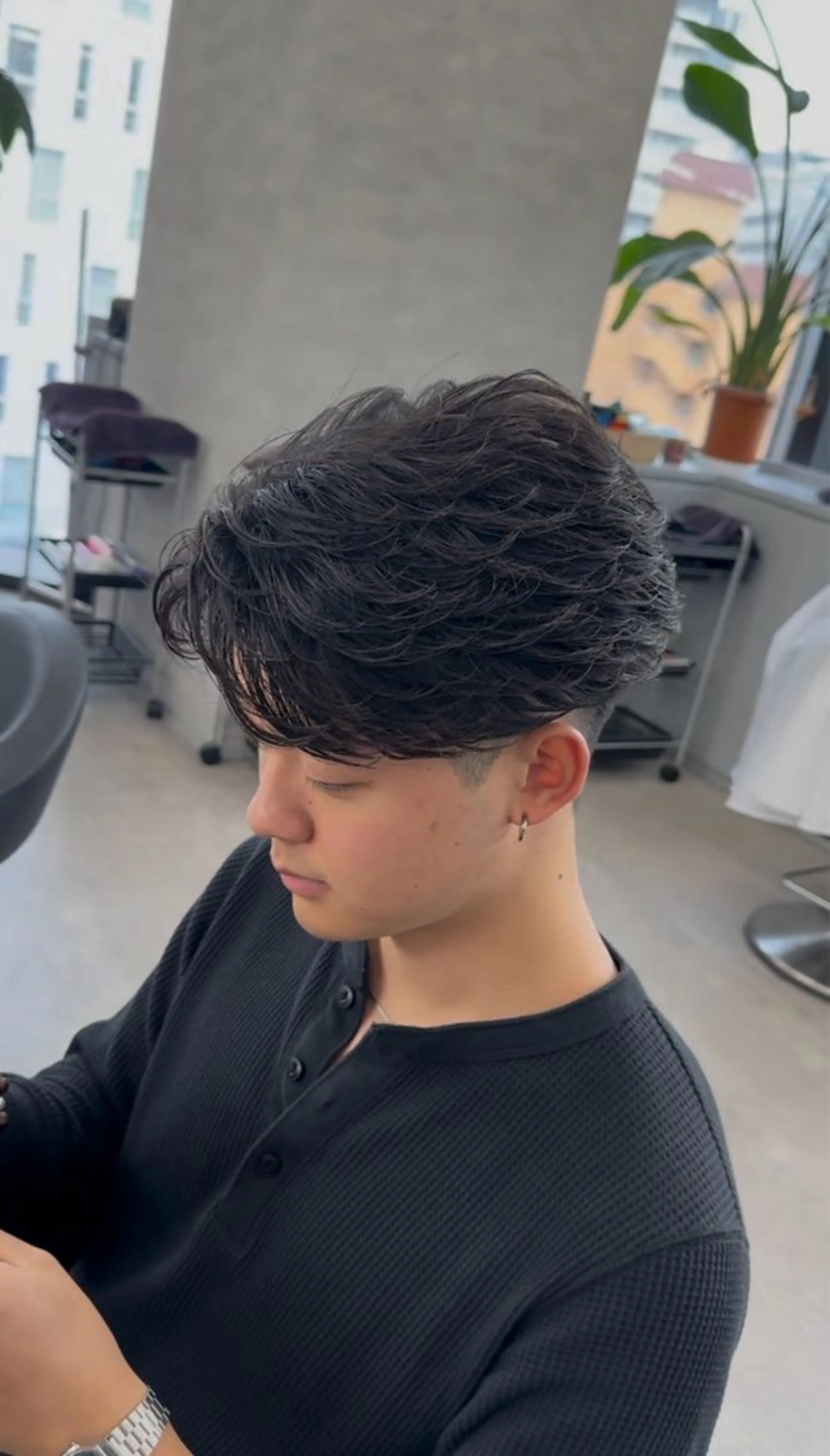 パーマ メンズ カット パーマ メンズパーマ全般/ 似合わせ/ジョウのヘアスタイル