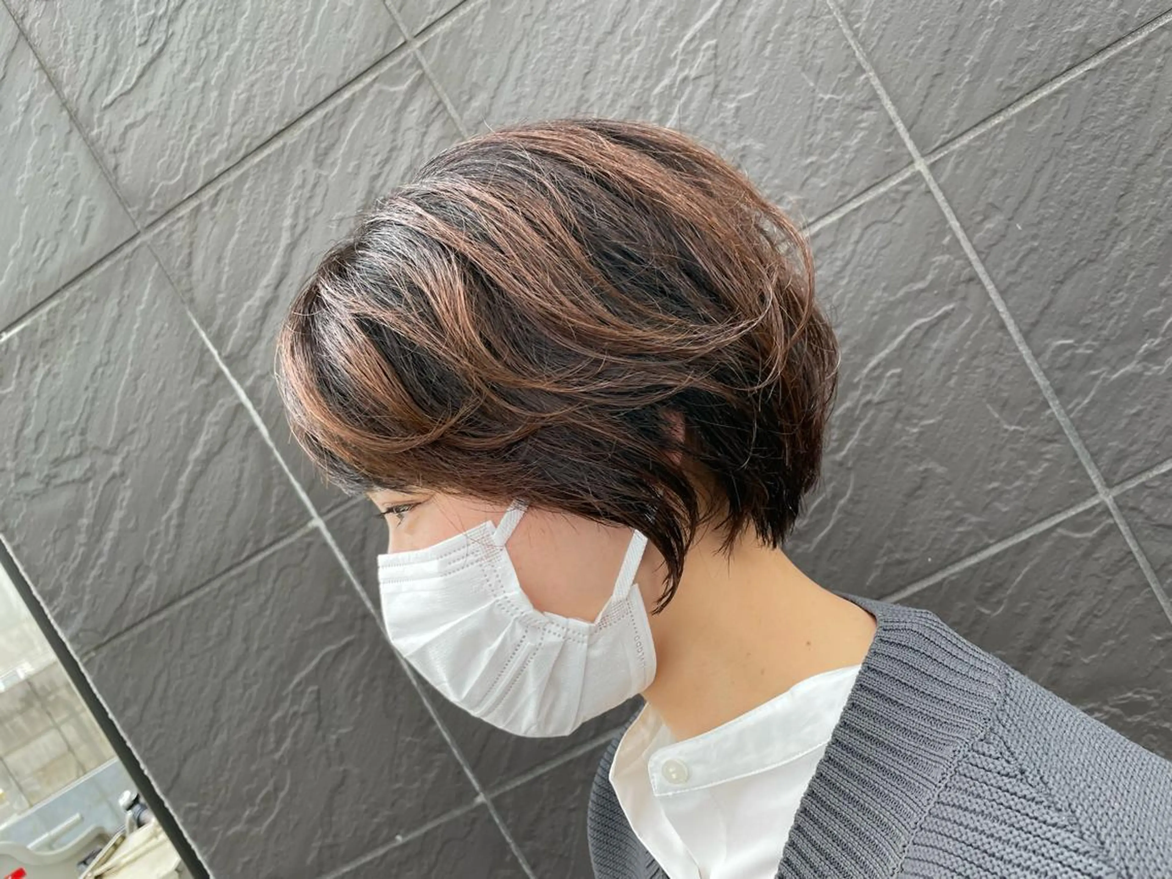 ショート くせ毛 ショートヘア カット トリートメント 山本 雷のヘアスタイル