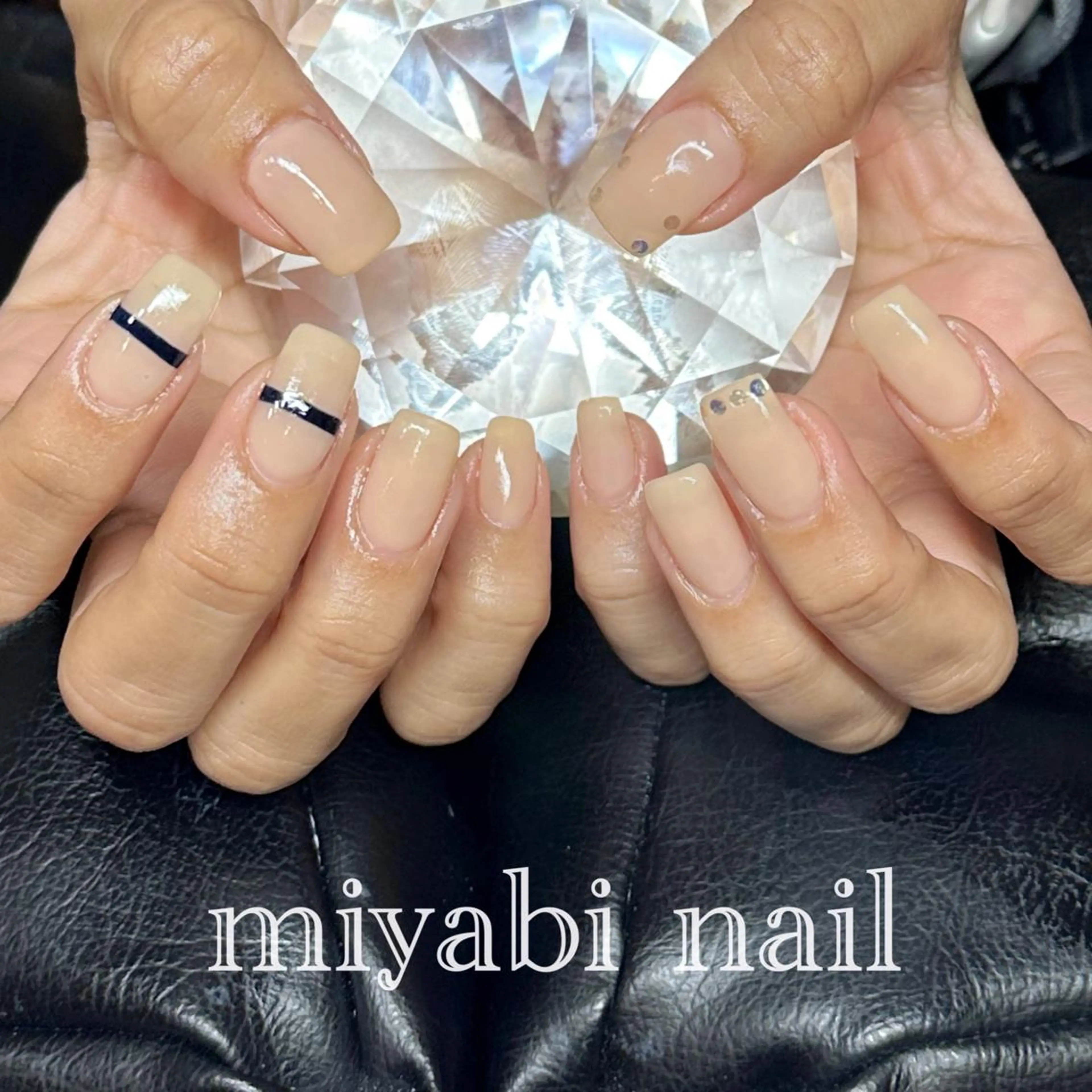 ネイル アートネイル ジェルネイル 持ち込み ハンドネイル miyabi nail 桂川駅近くのネイルデザイン