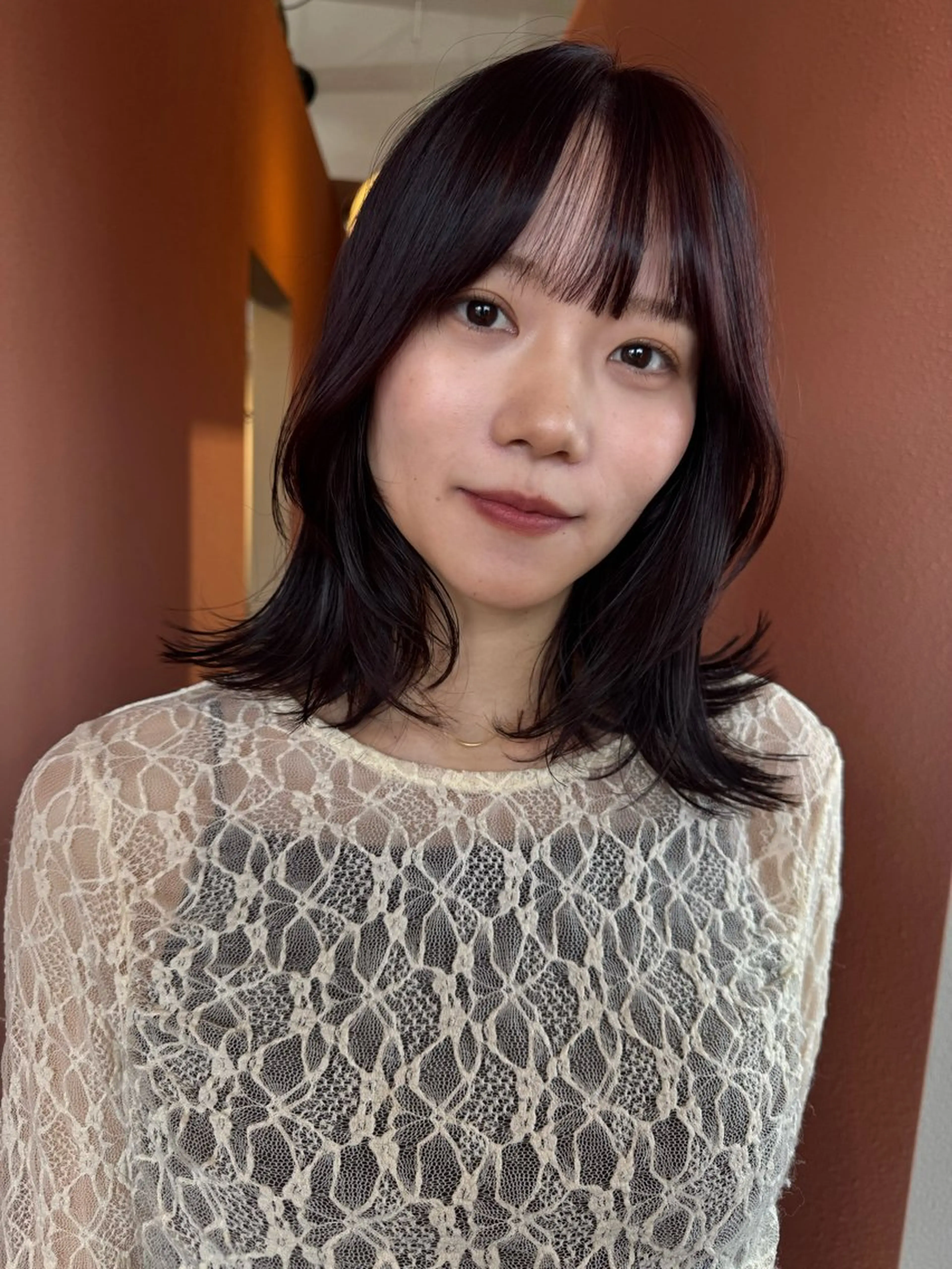 セミロング カラー . nanamiのヘアスタイル